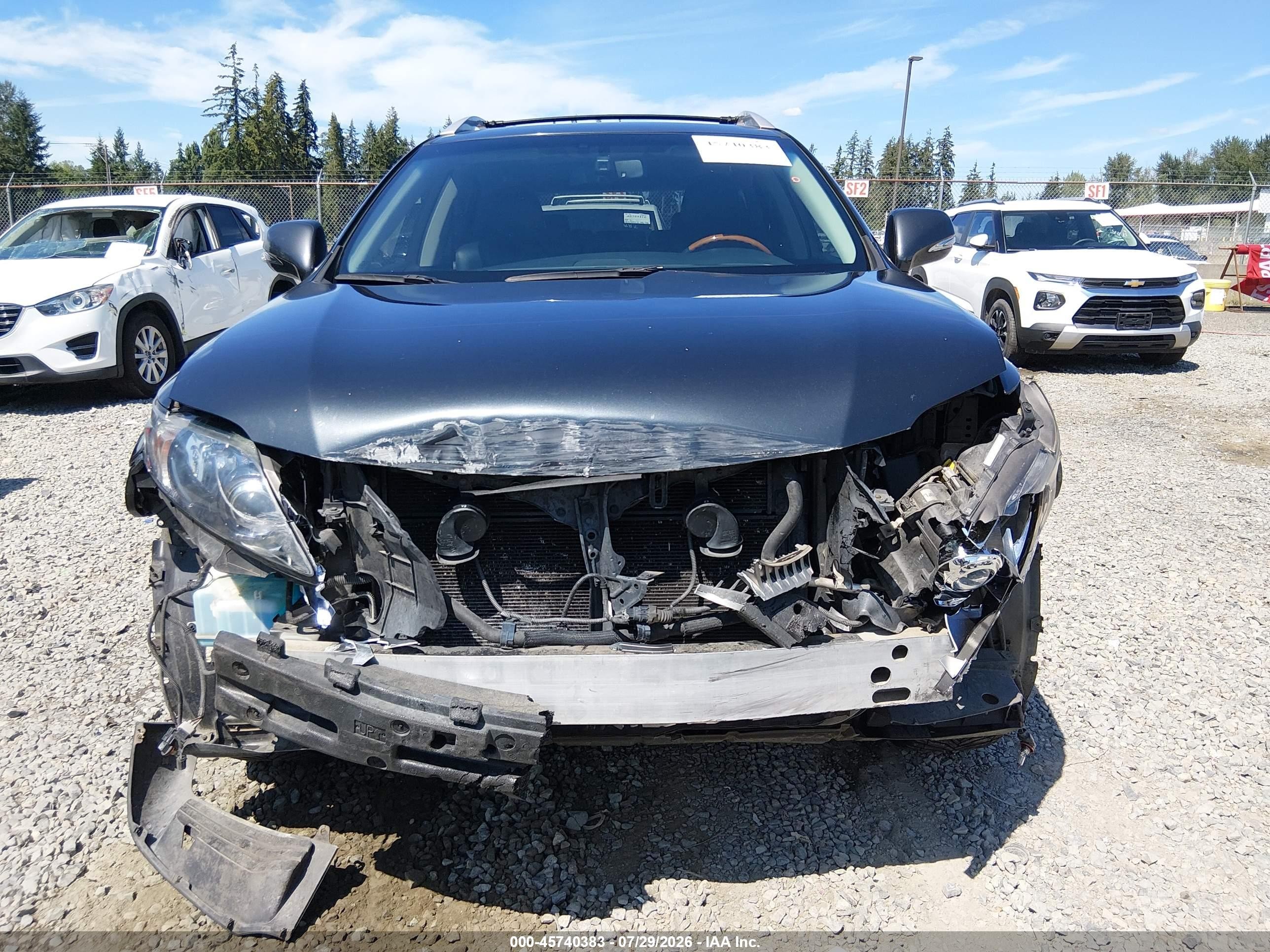 2010 Lexus Rx 450h   Серый vin: JTJBC1BA9A2402503