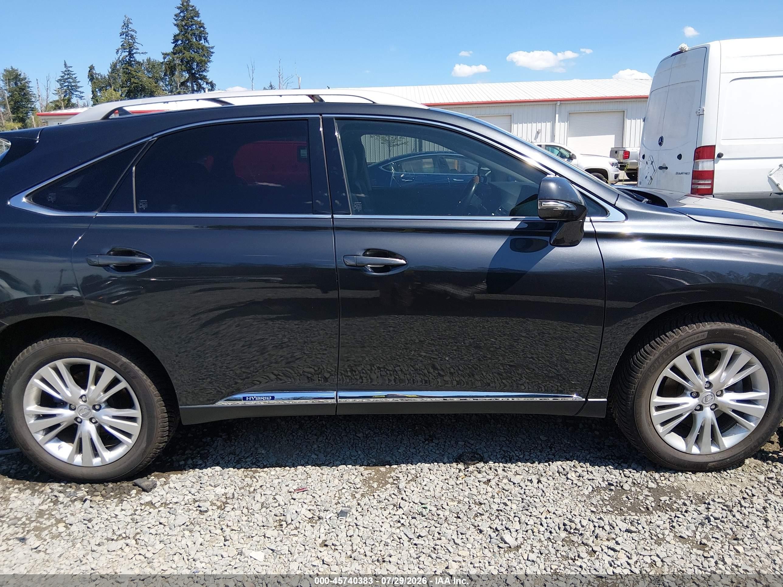 2010 Lexus Rx 450h   Серый vin: JTJBC1BA9A2402503