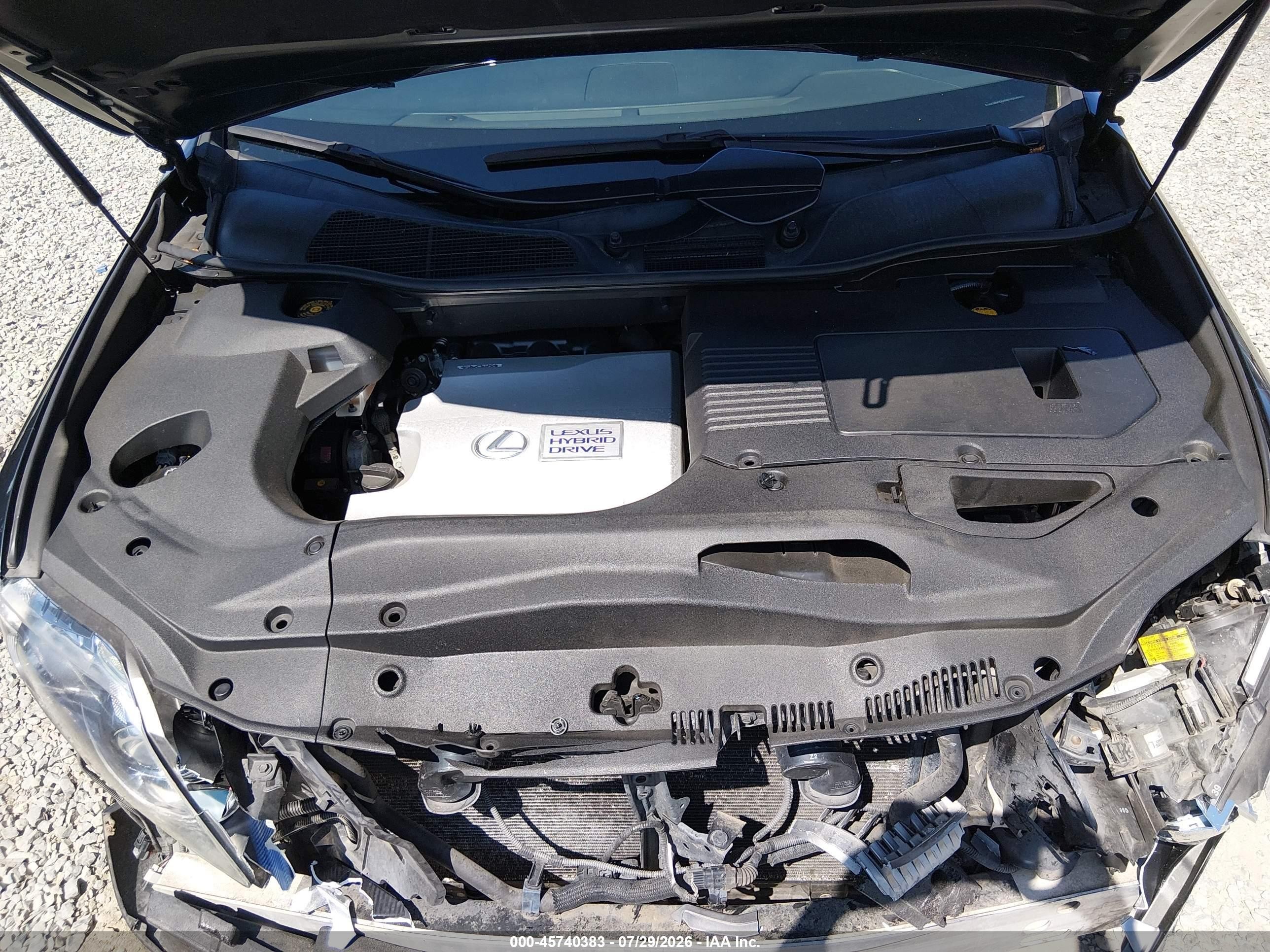 2010 Lexus Rx 450h   Серый vin: JTJBC1BA9A2402503