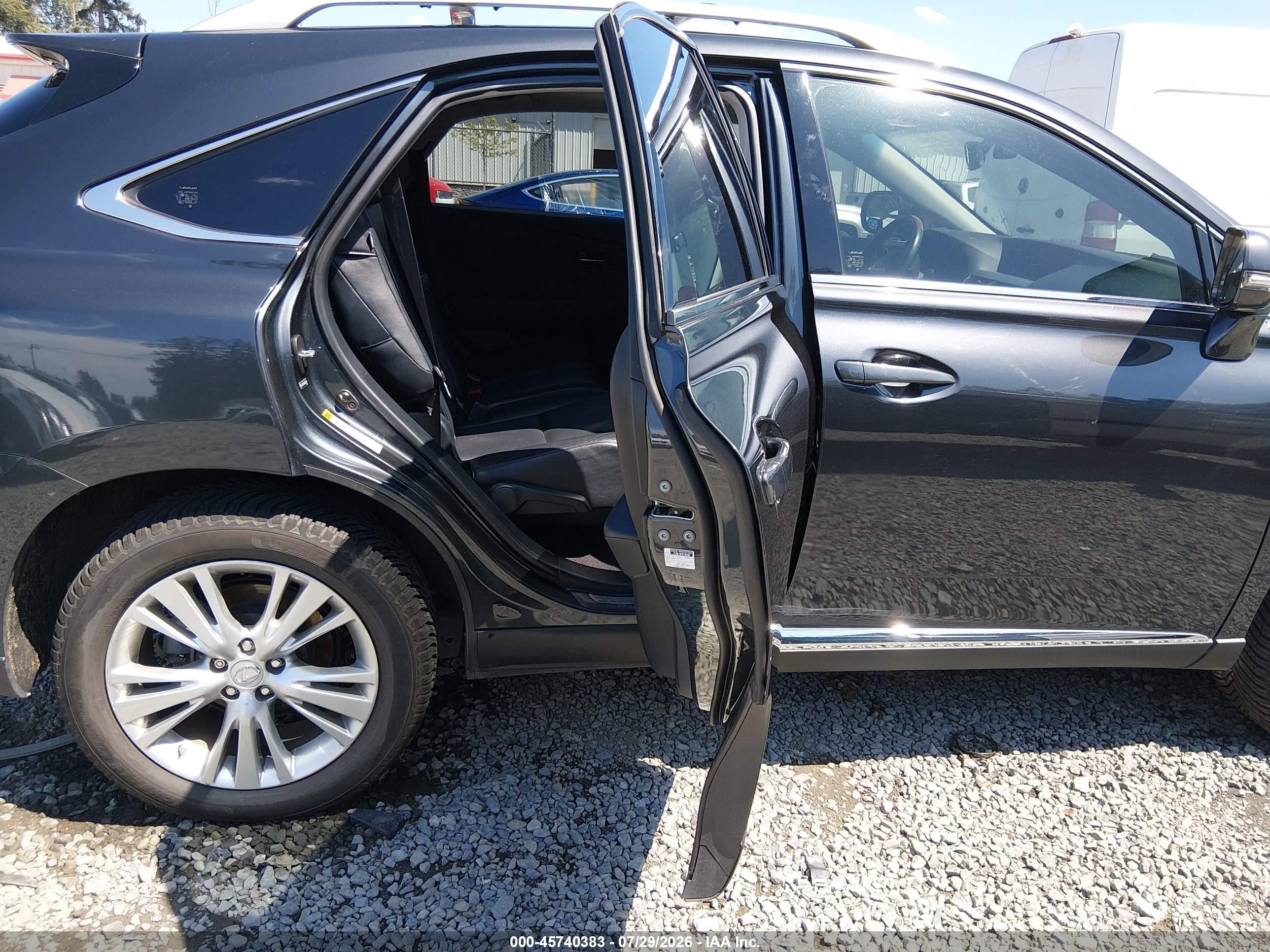 2010 Lexus Rx 450h   Серый vin: JTJBC1BA9A2402503