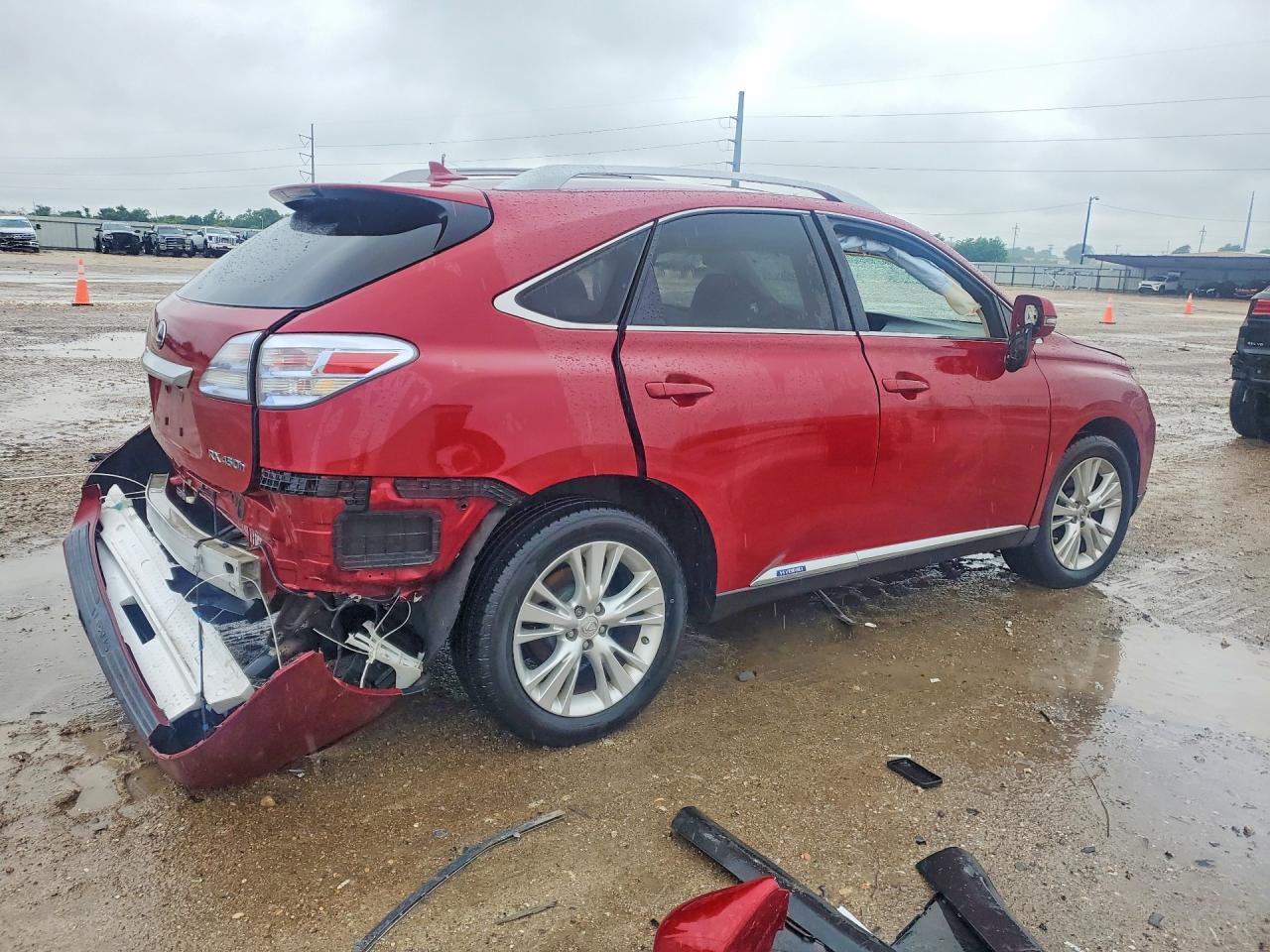 2010 Lexus Rx 450h Red vin: JTJBC1BA9A2409497