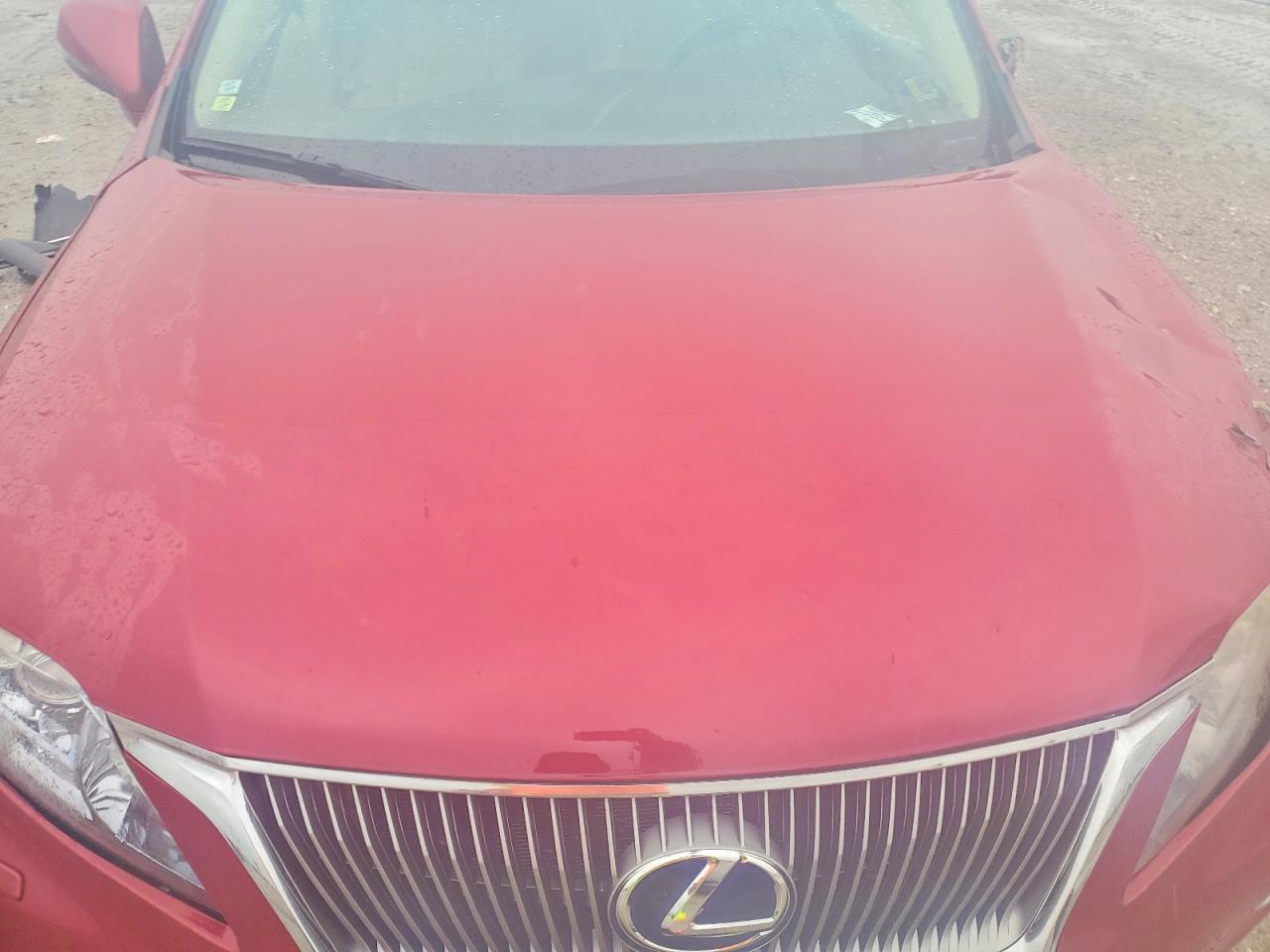 2010 Lexus Rx 450h Red vin: JTJBC1BA9A2409497