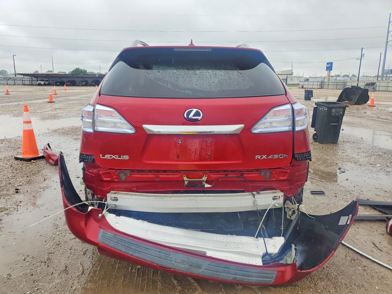 2010 Lexus Rx 450h Red vin: JTJBC1BA9A2409497