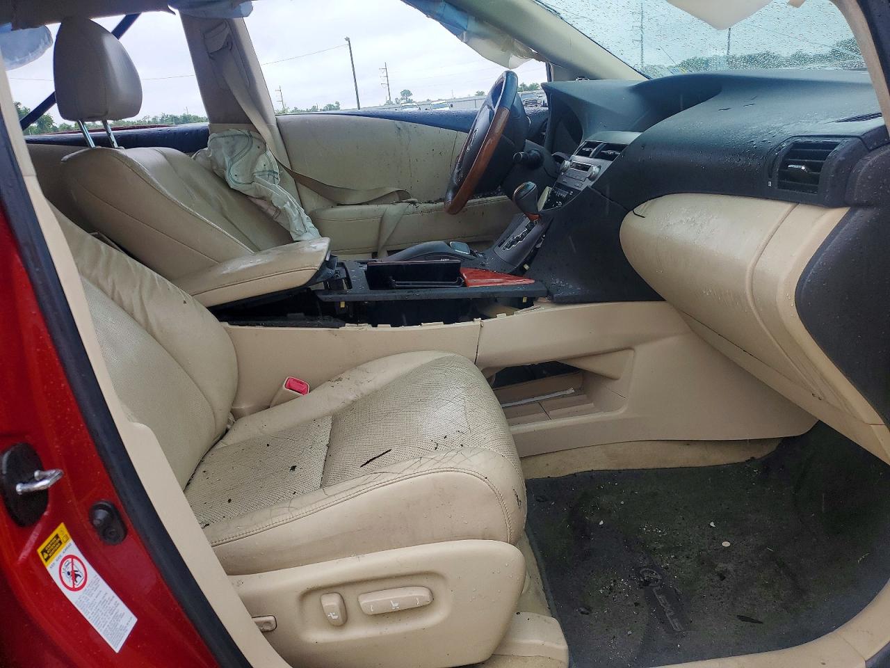 2010 Lexus Rx 450h Red vin: JTJBC1BA9A2409497