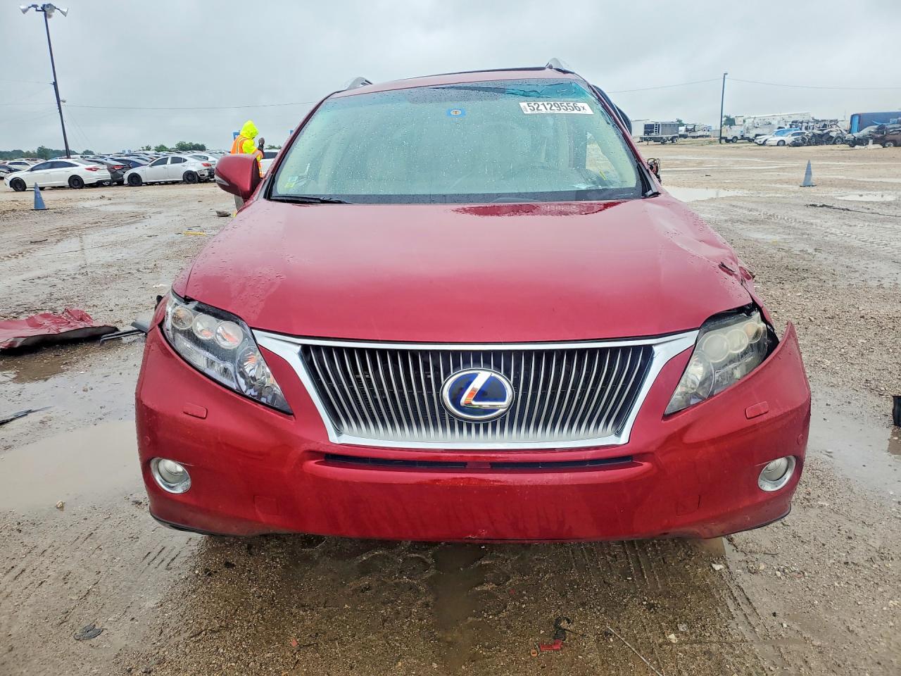 2010 Lexus Rx 450h Red vin: JTJBC1BA9A2409497