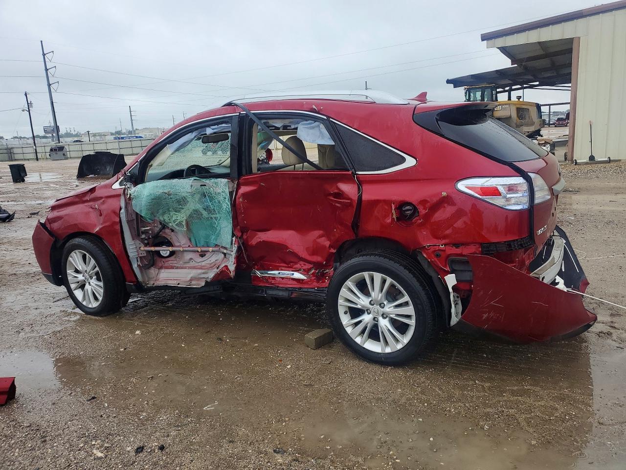 2010 Lexus Rx 450h Red vin: JTJBC1BA9A2409497