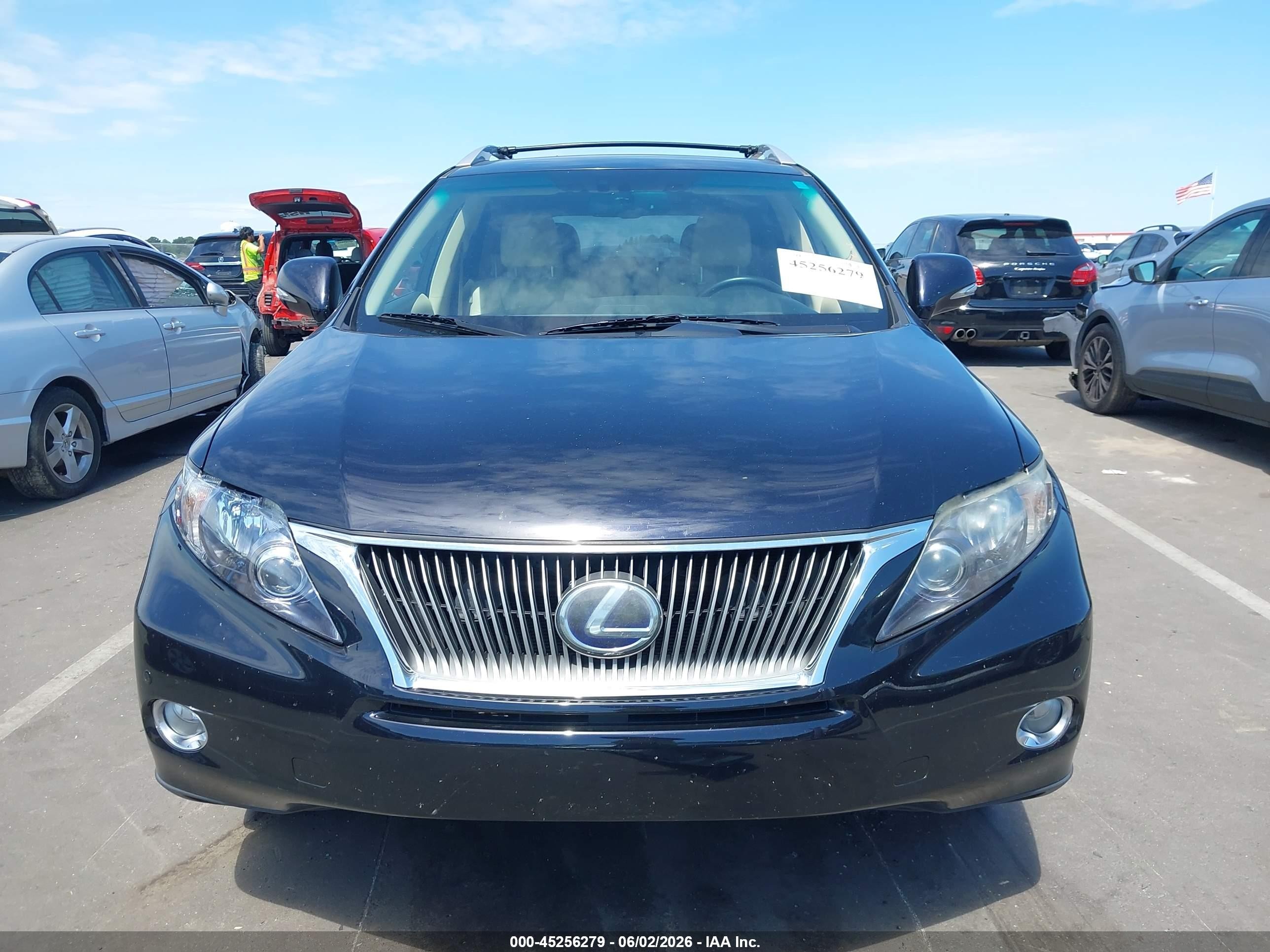 2012 Lexus Rx 450h   Black vin: JTJBC1BA9C2427792