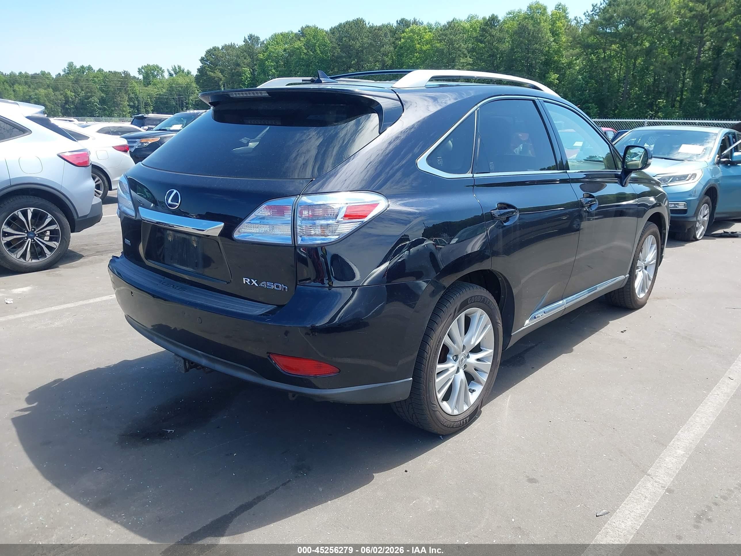 2012 Lexus Rx 450h   Black vin: JTJBC1BA9C2427792