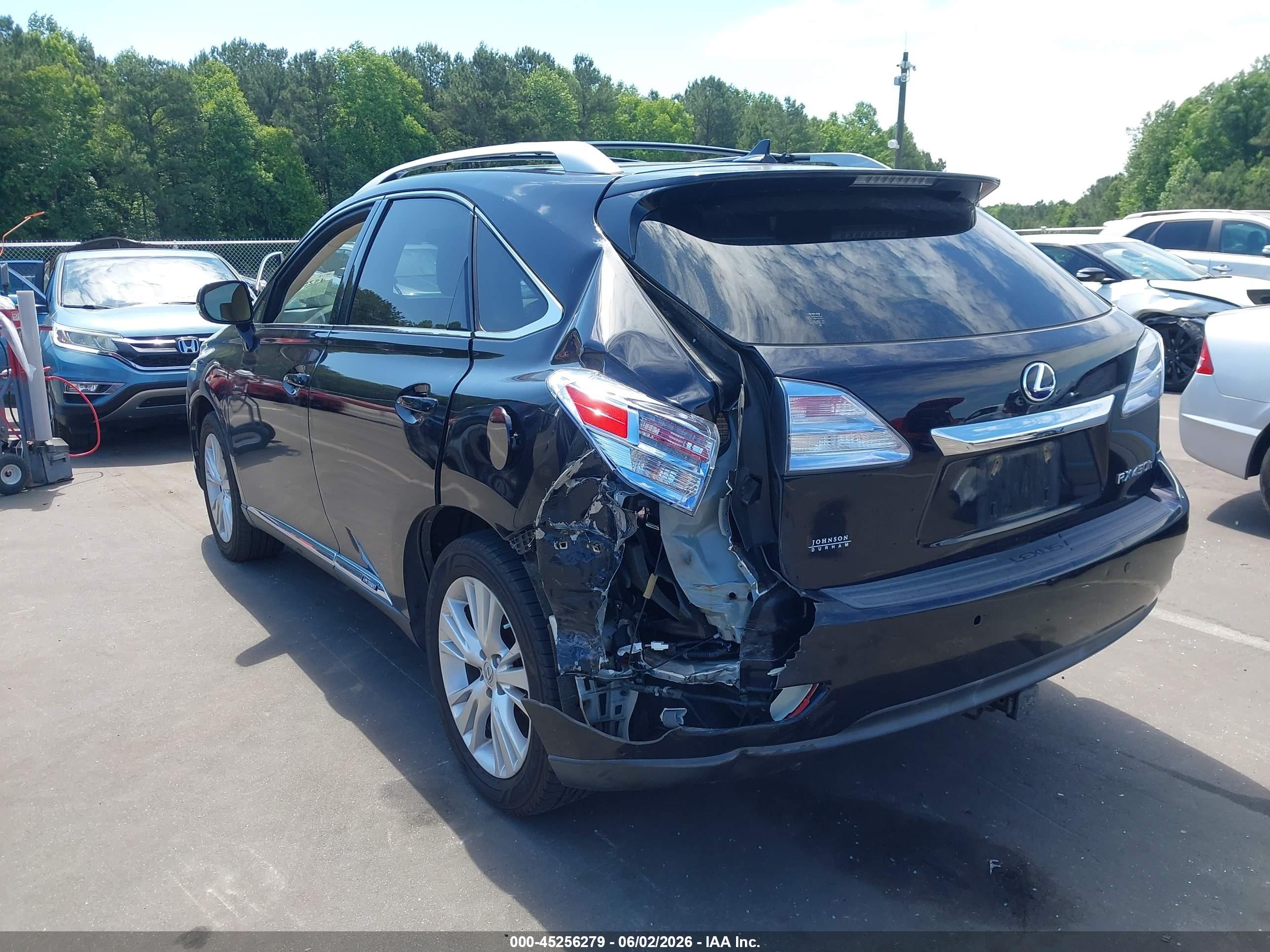2012 Lexus Rx 450h   Black vin: JTJBC1BA9C2427792