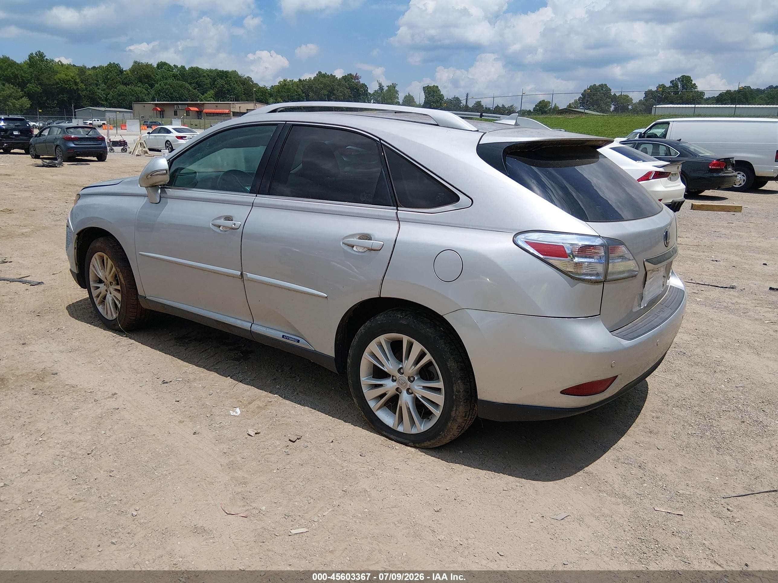 2012 Lexus Rx 450h   Серебряный vin: JTJBC1BA9C2432684