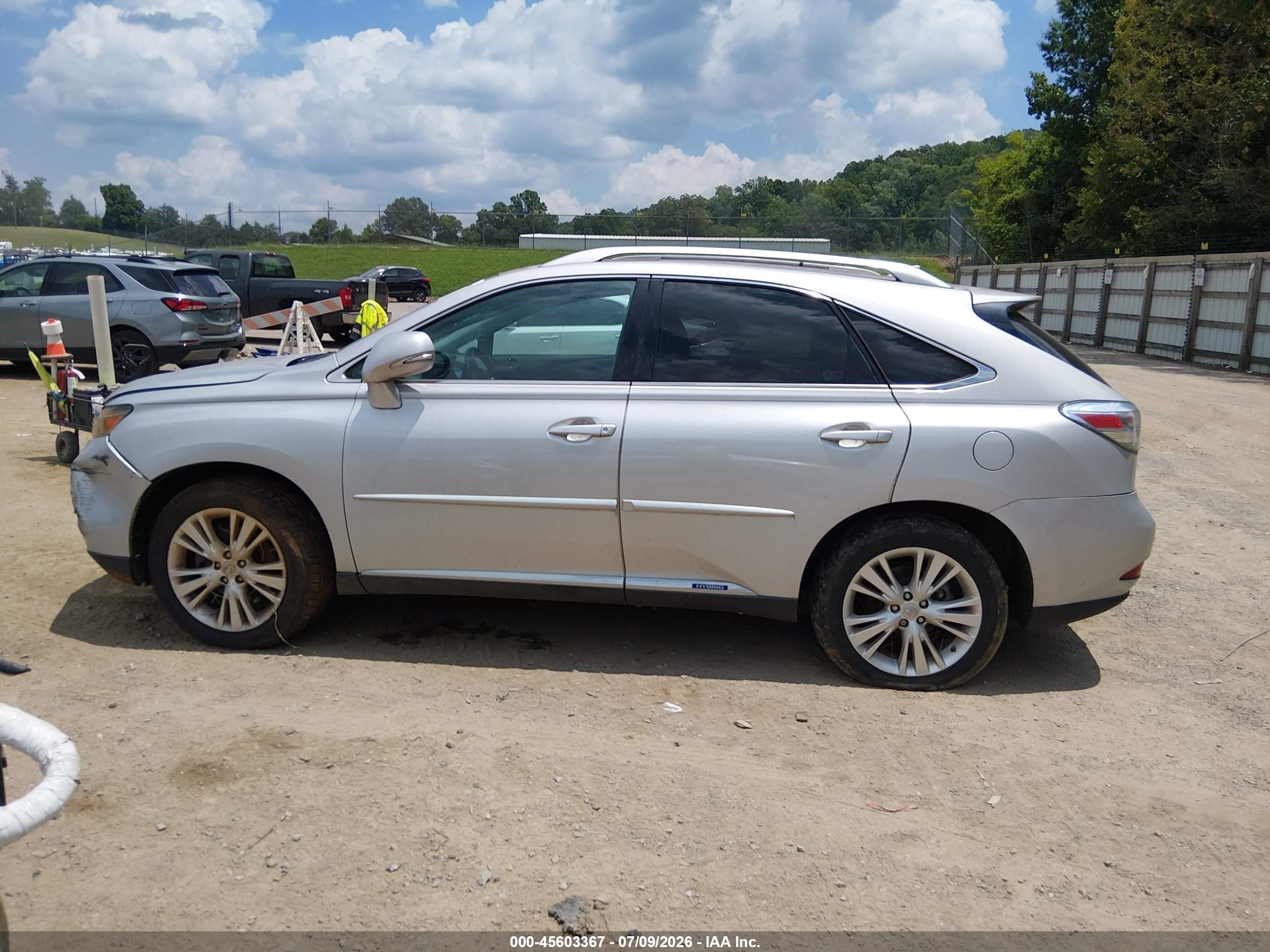 2012 Lexus Rx 450h   Серебряный vin: JTJBC1BA9C2432684