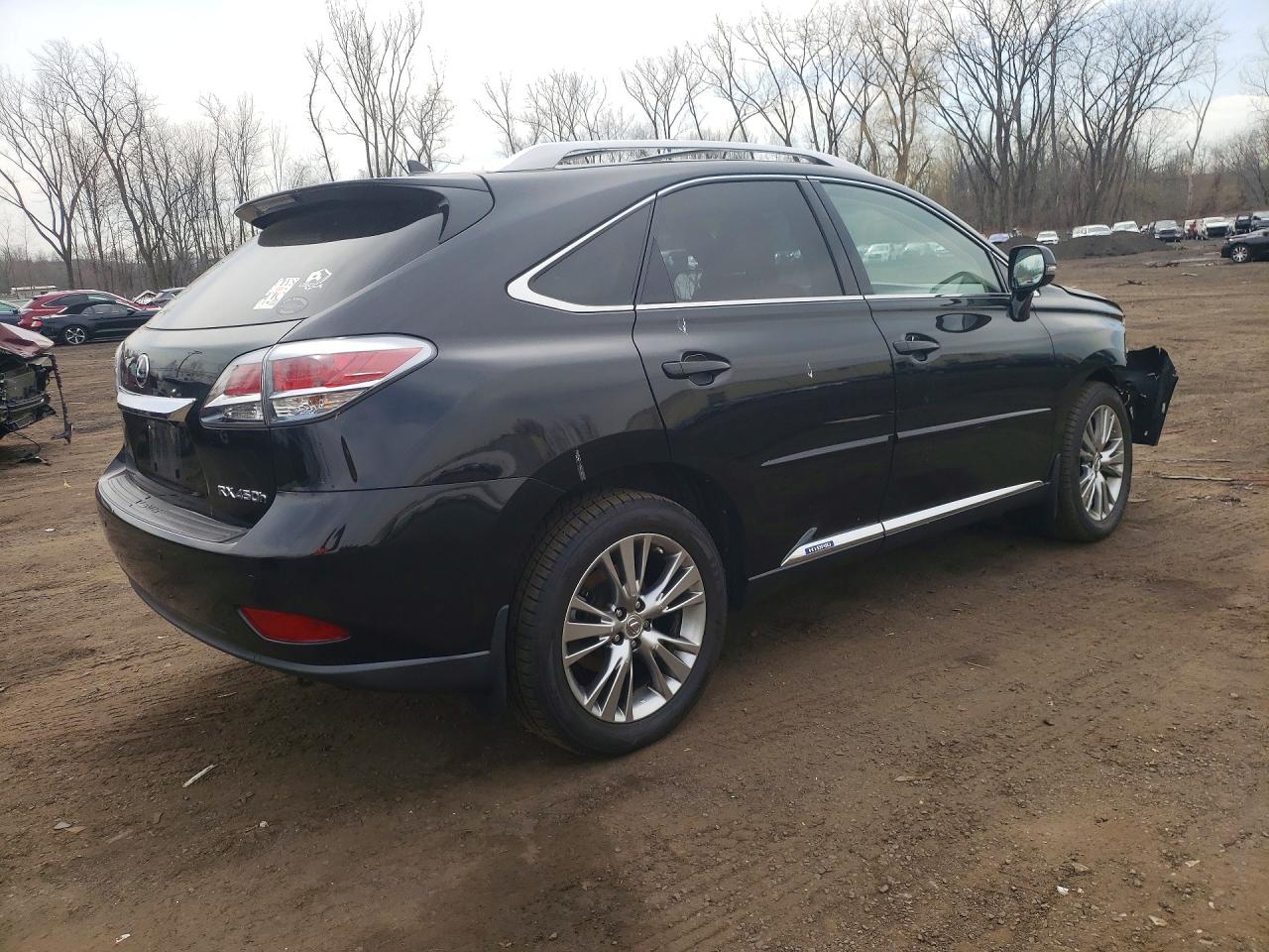 2013 Lexus Rx 450h Base Black vin: JTJBC1BA9D2052360