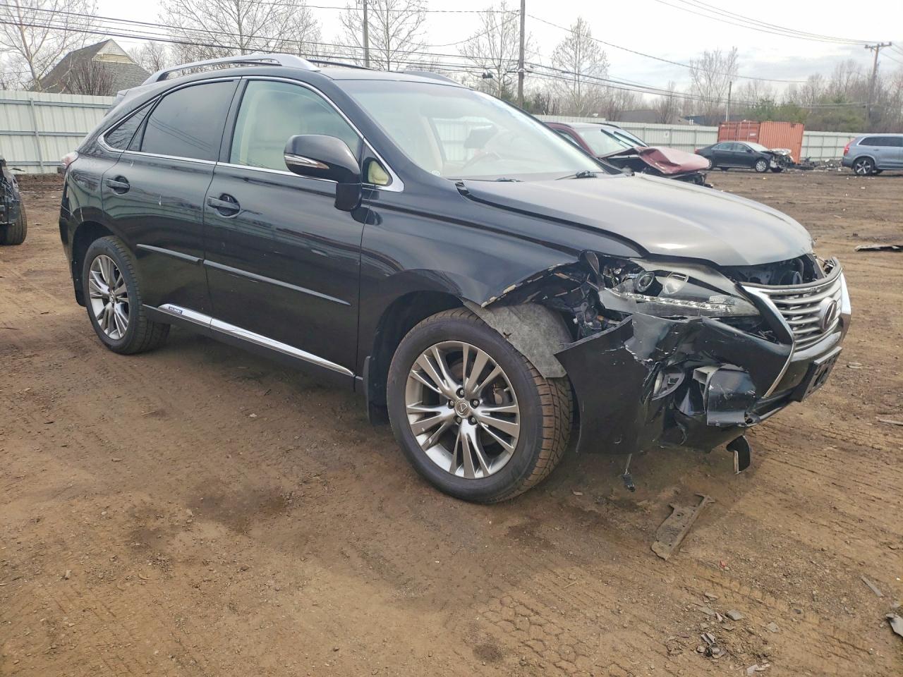 2013 Lexus Rx 450h Base Black vin: JTJBC1BA9D2052360