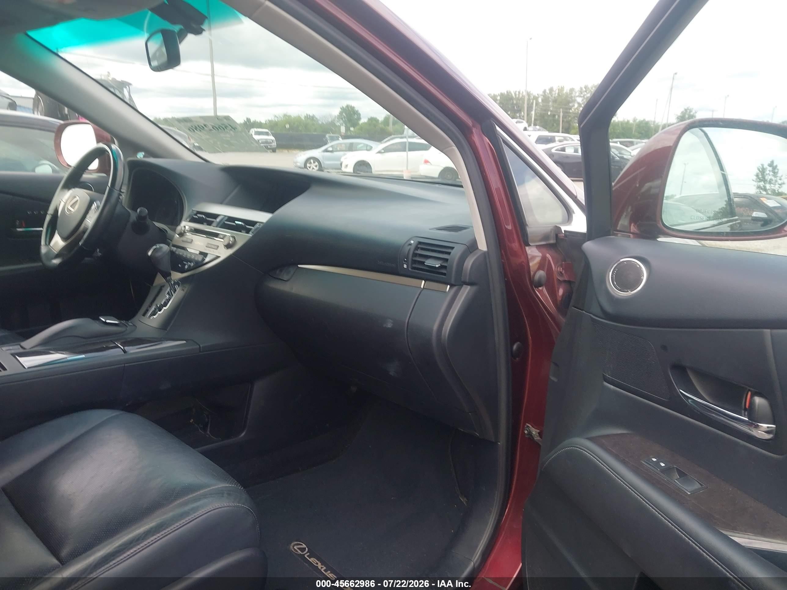 2013 Lexus Rx 450h   Maroon vin: JTJBC1BA9D2064976