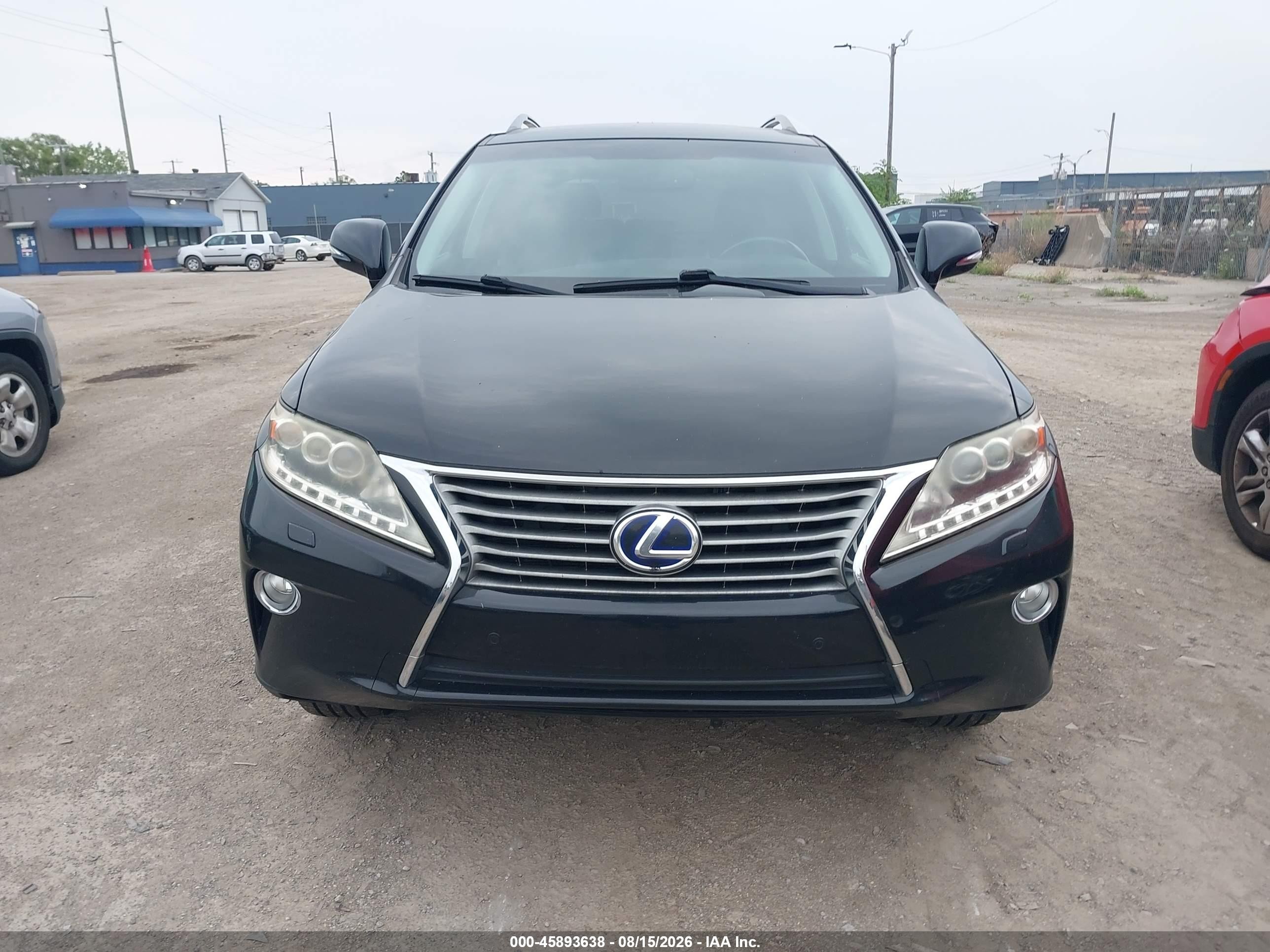 2013 Lexus Rx 450h Black vin: JTJBC1BA9D2442021