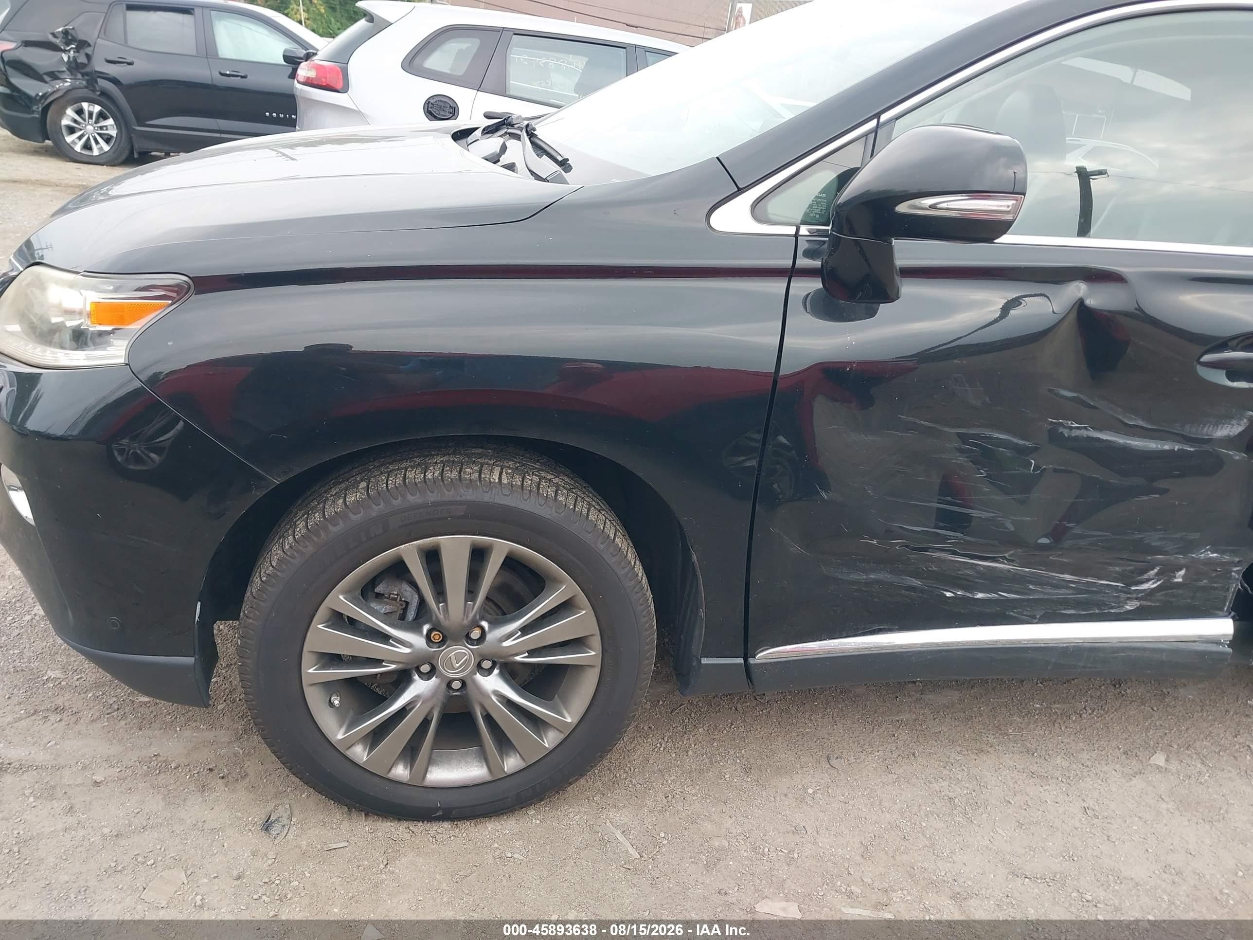 2013 Lexus Rx 450h Black vin: JTJBC1BA9D2442021