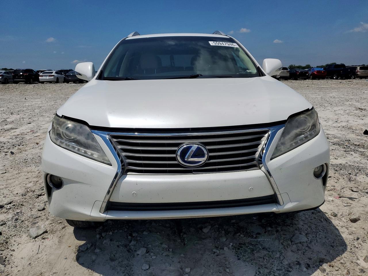 2013 Lexus Rx 450h Белый vin: JTJBC1BA9D2451608