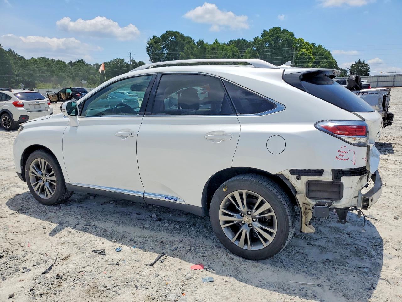 2013 Lexus Rx 450h Белый vin: JTJBC1BA9D2451608