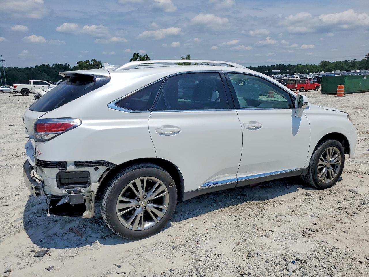 2013 Lexus Rx 450h Белый vin: JTJBC1BA9D2451608