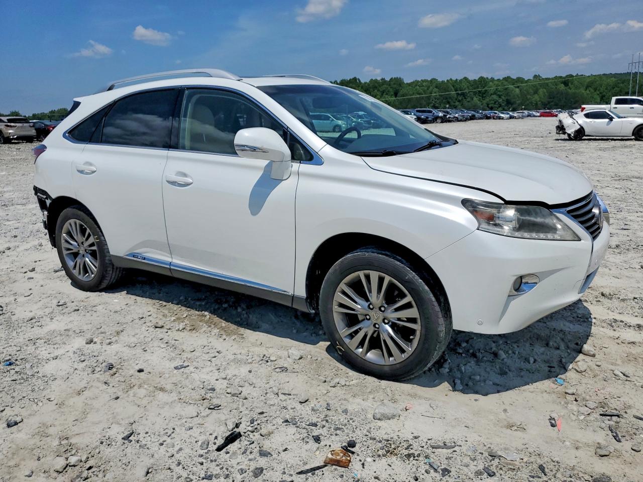 2013 Lexus Rx 450h Белый vin: JTJBC1BA9D2451608