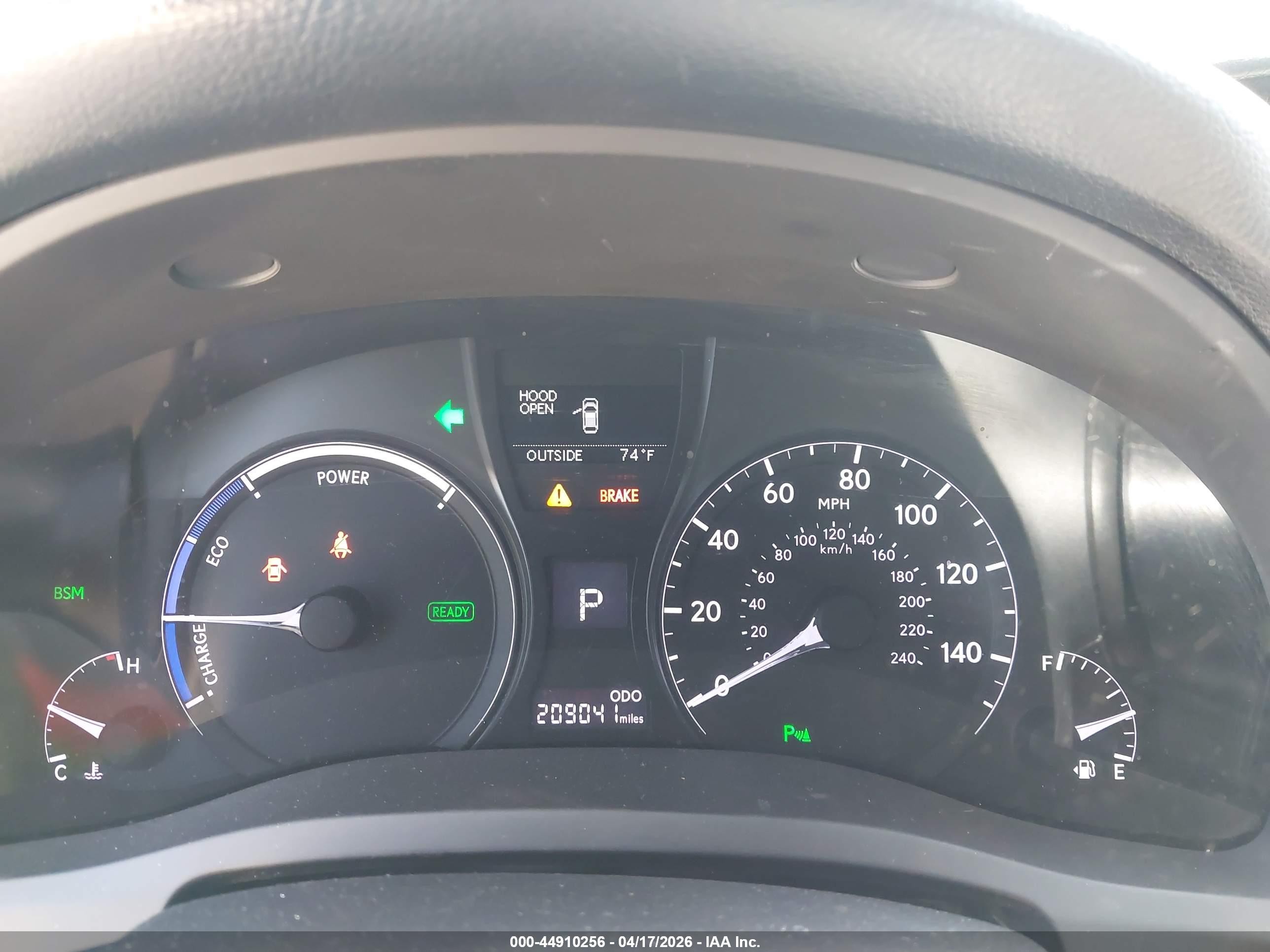 2014 Lexus Rx 450h   White vin: JTJBC1BA9E2458026