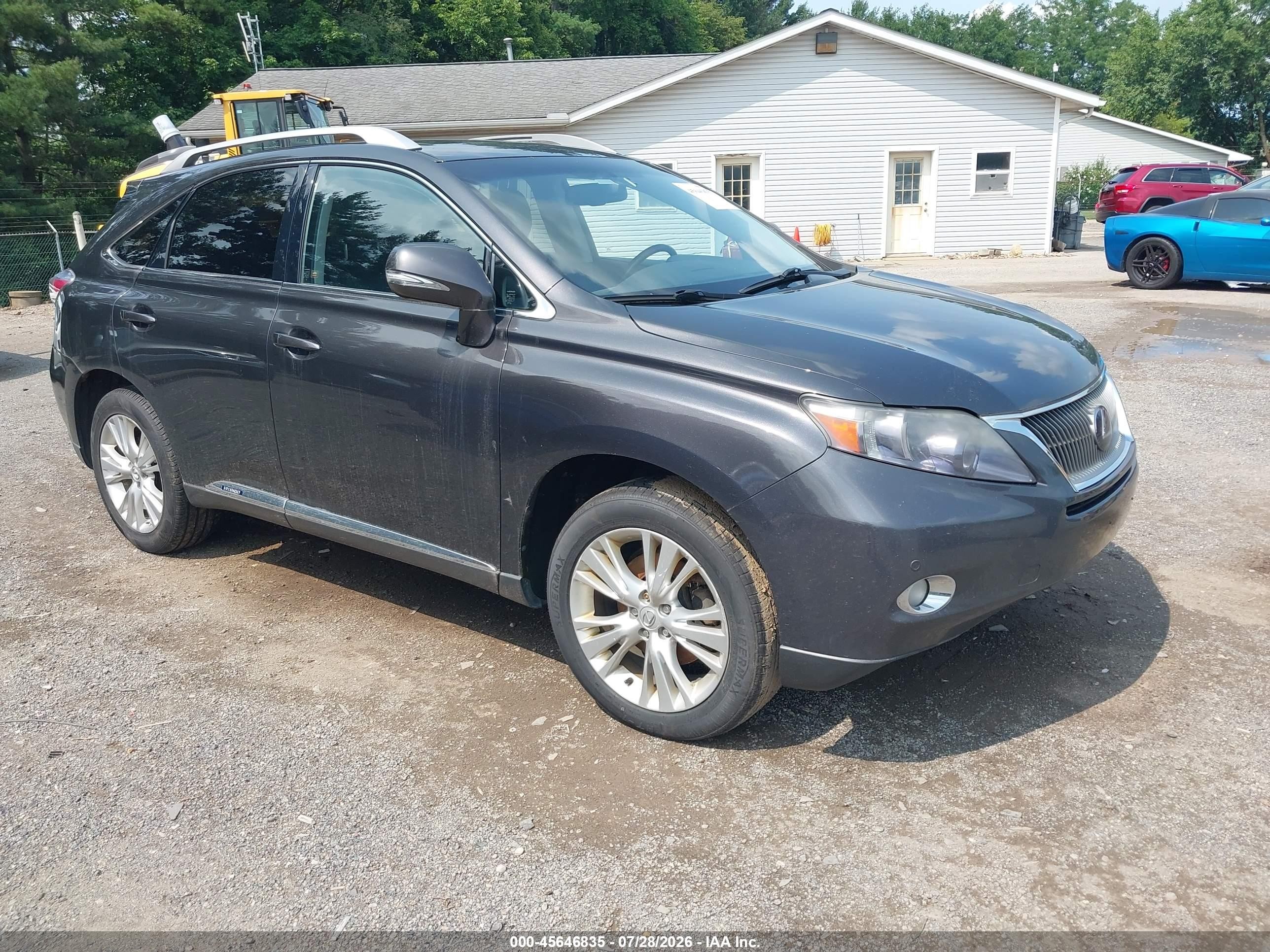 2010 Lexus Rx 450h   Silver vin: JTJBC1BAXA2006337