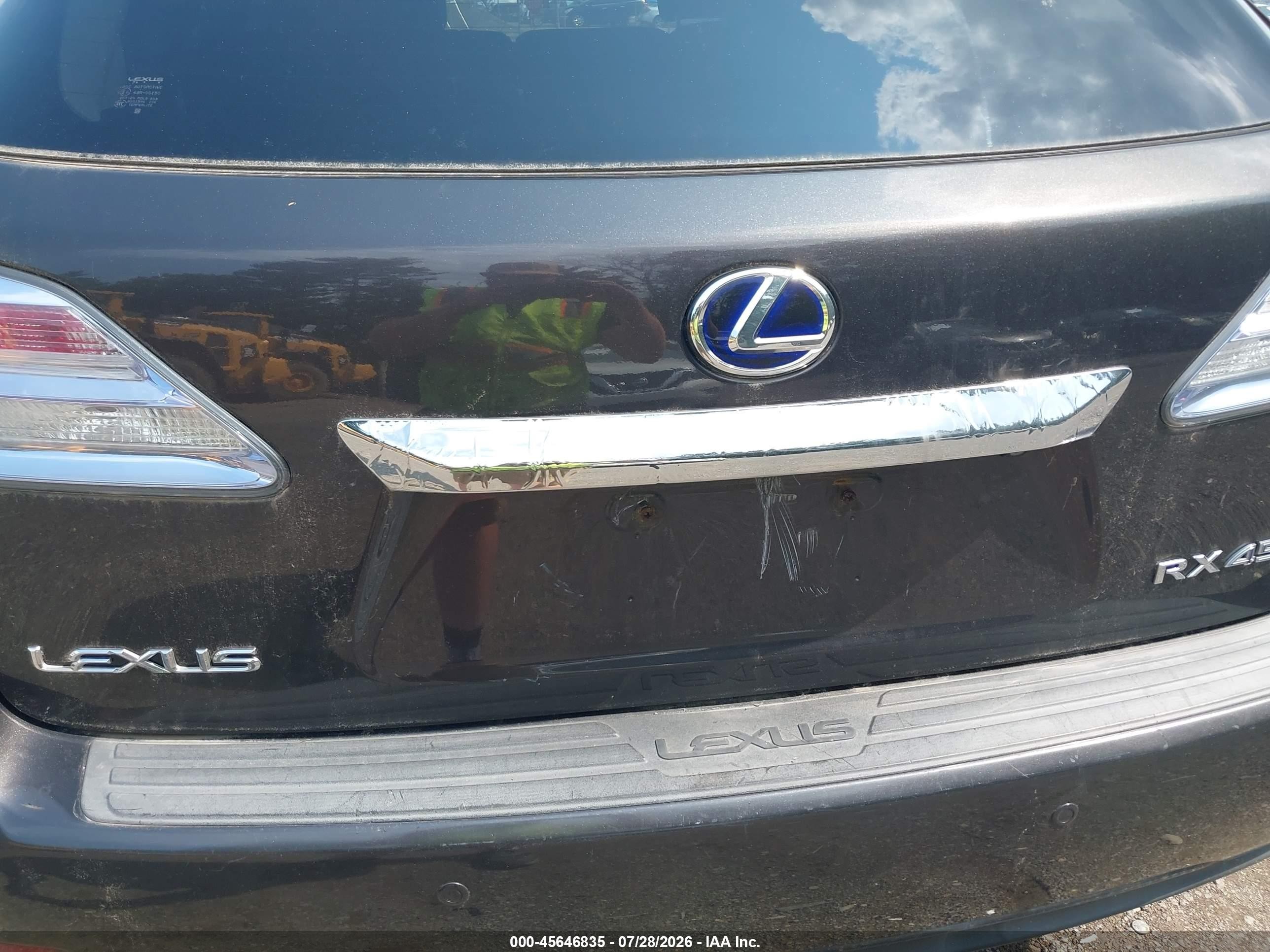 2010 Lexus Rx 450h   Серебряный vin: JTJBC1BAXA2006337