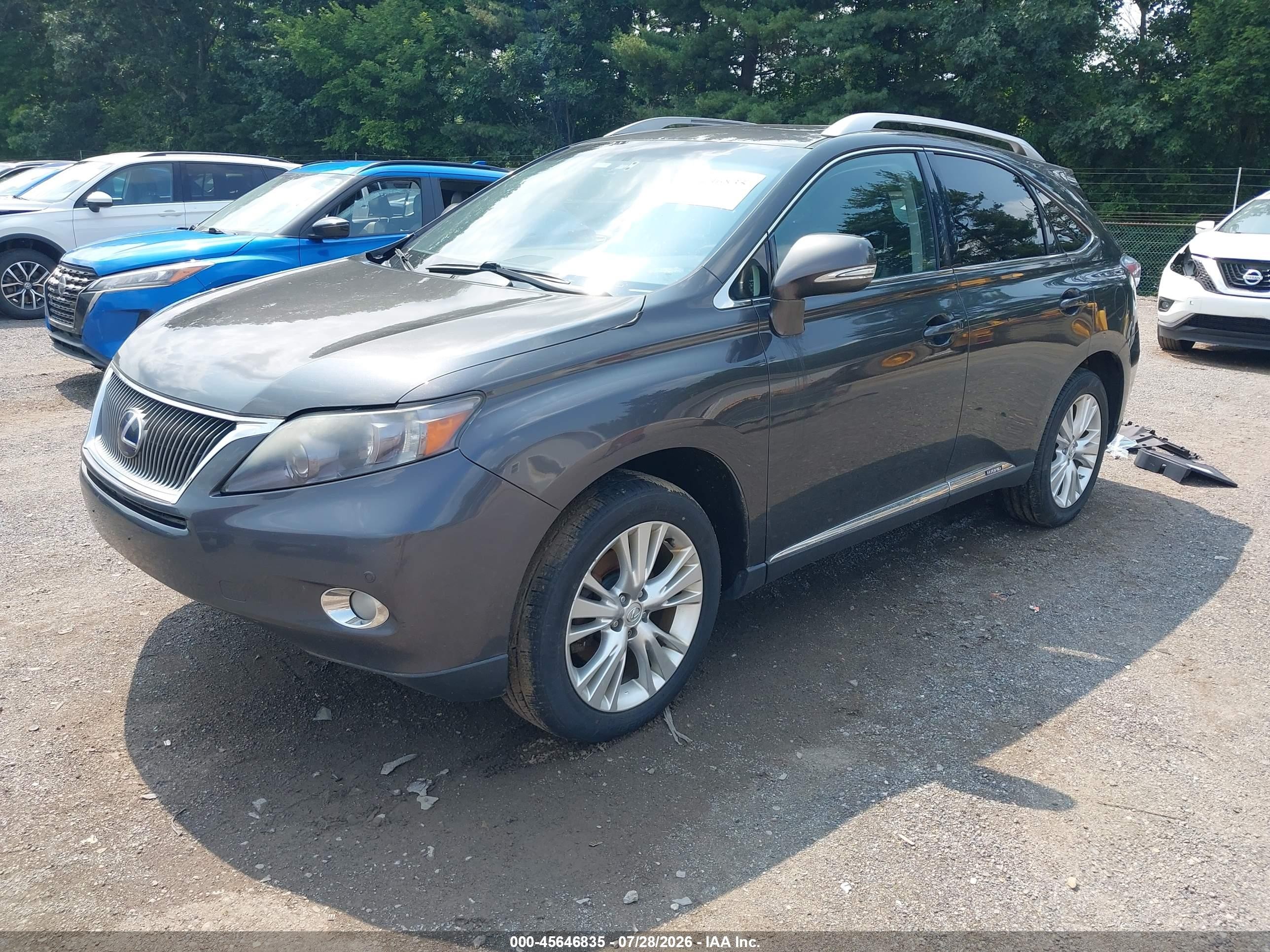 2010 Lexus Rx 450h   Серебряный vin: JTJBC1BAXA2006337