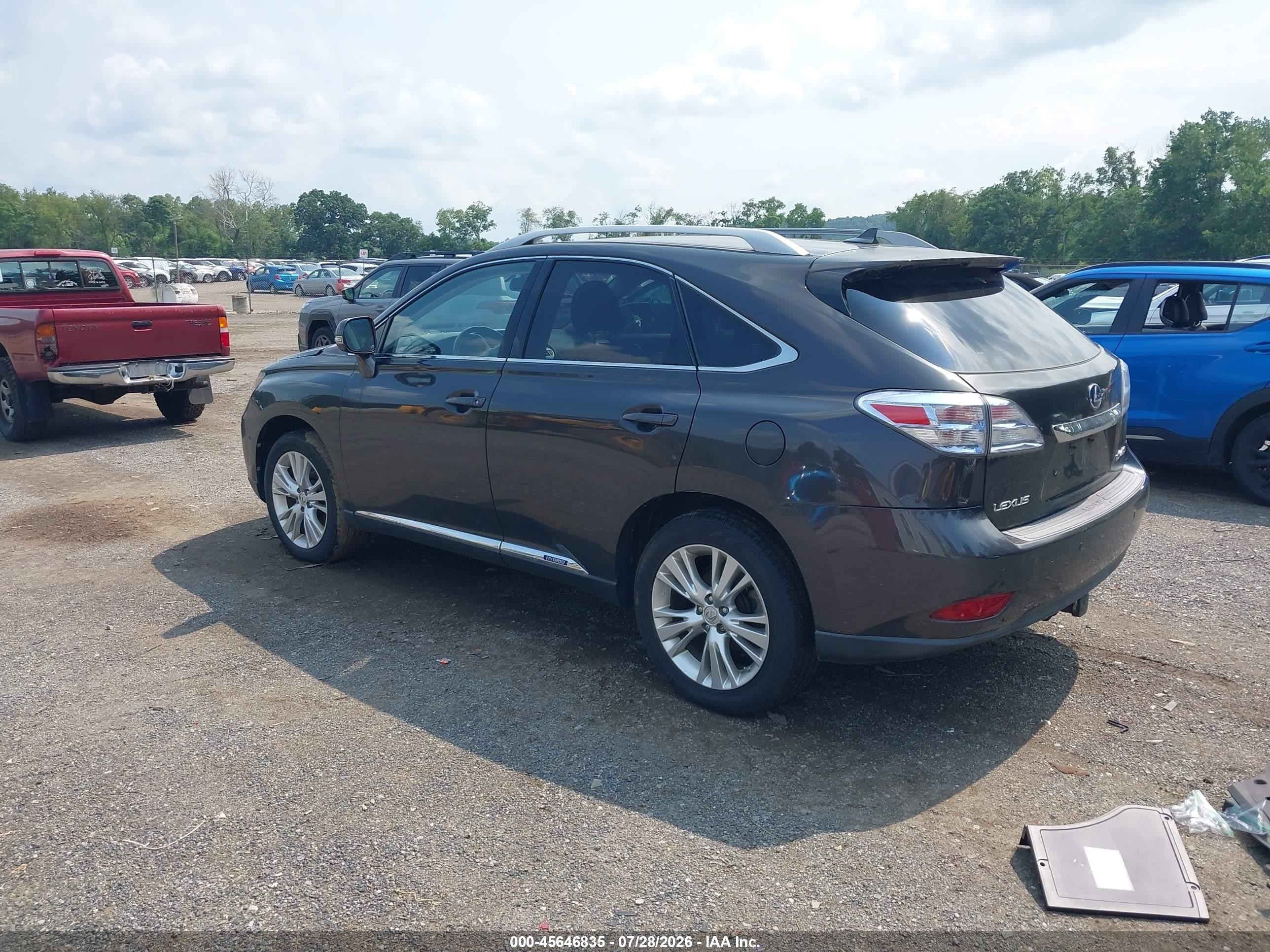 2010 Lexus Rx 450h   Серебряный vin: JTJBC1BAXA2006337