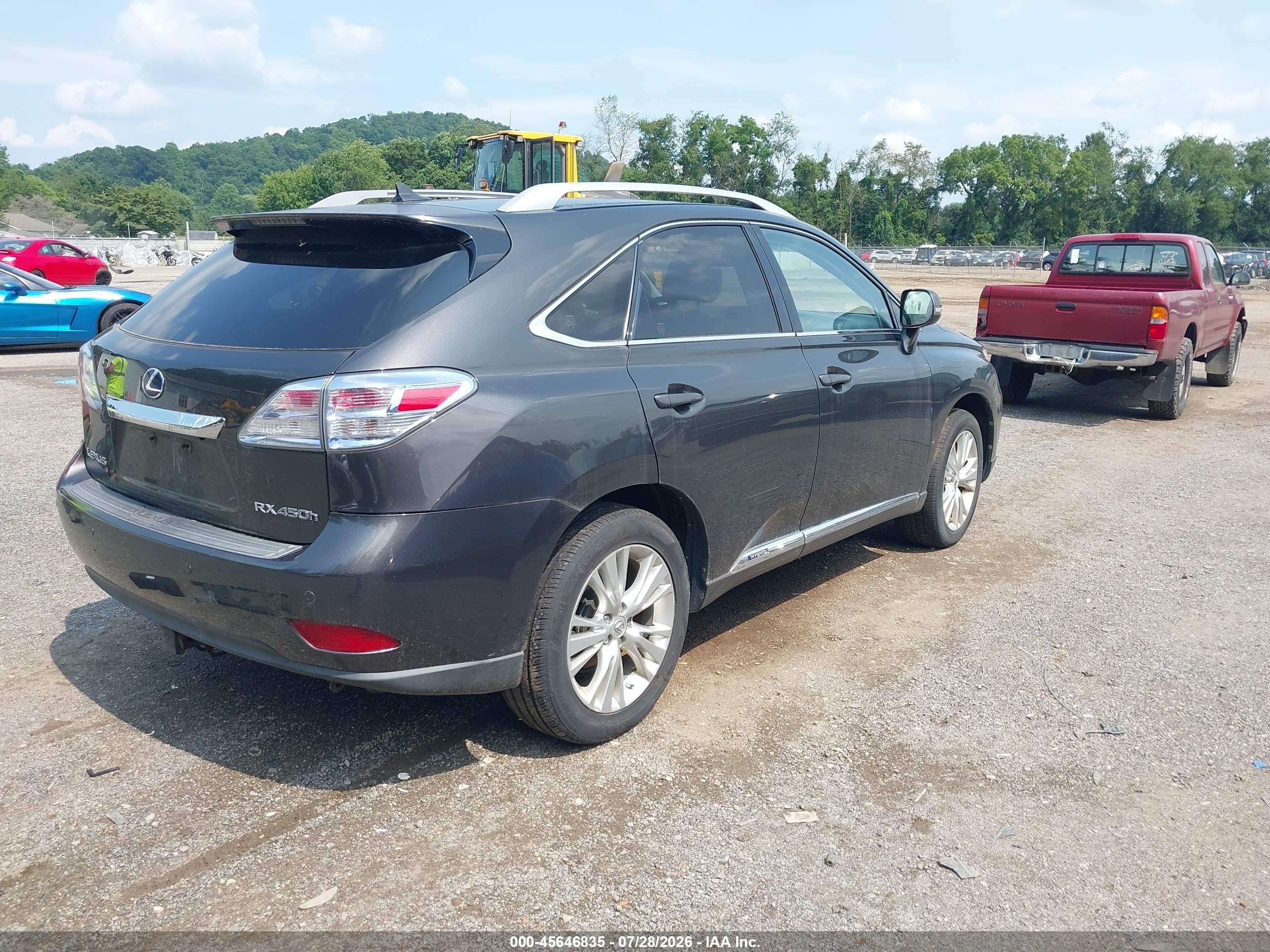 2010 Lexus Rx 450h   Серебряный vin: JTJBC1BAXA2006337