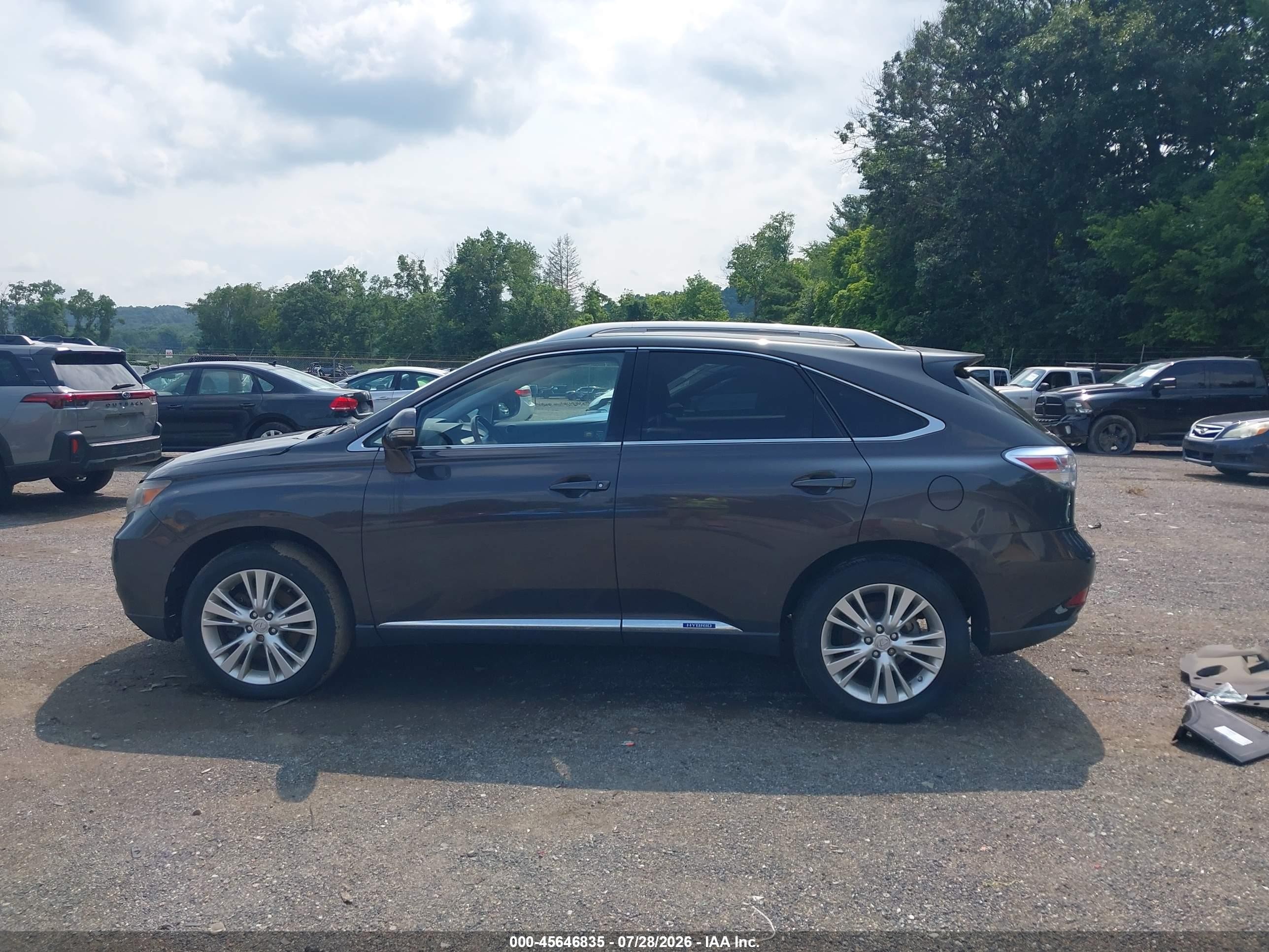 2010 Lexus Rx 450h   Серебряный vin: JTJBC1BAXA2006337