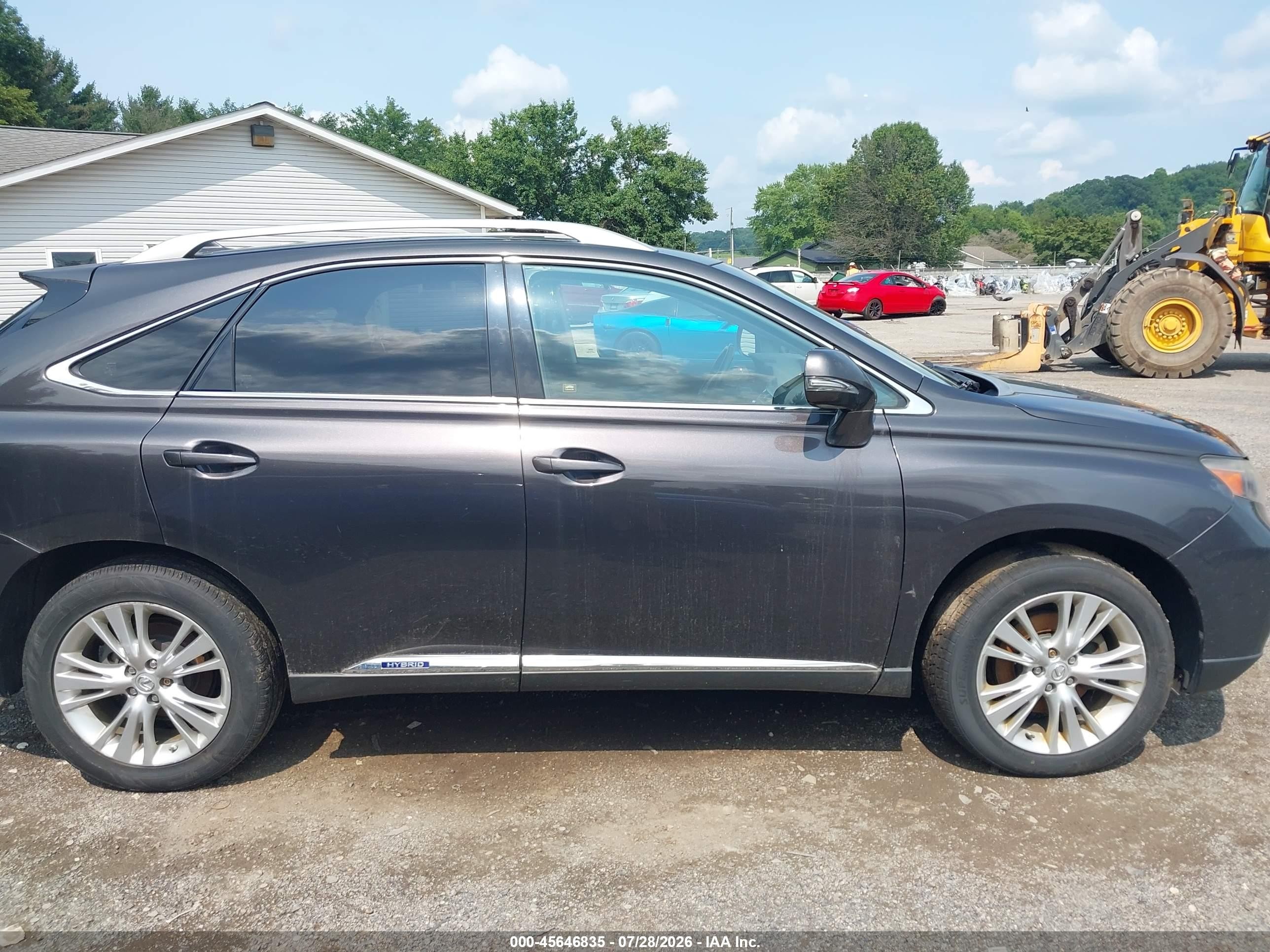 2010 Lexus Rx 450h   Серебряный vin: JTJBC1BAXA2006337