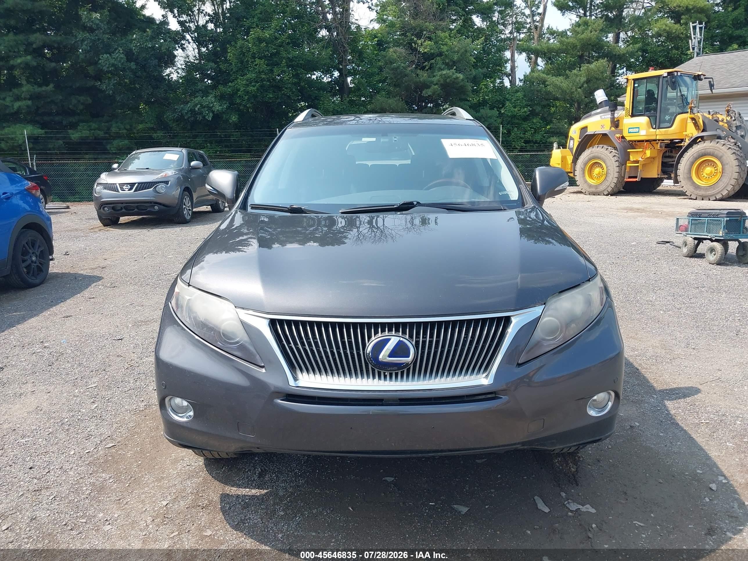 2010 Lexus Rx 450h   Серебряный vin: JTJBC1BAXA2006337