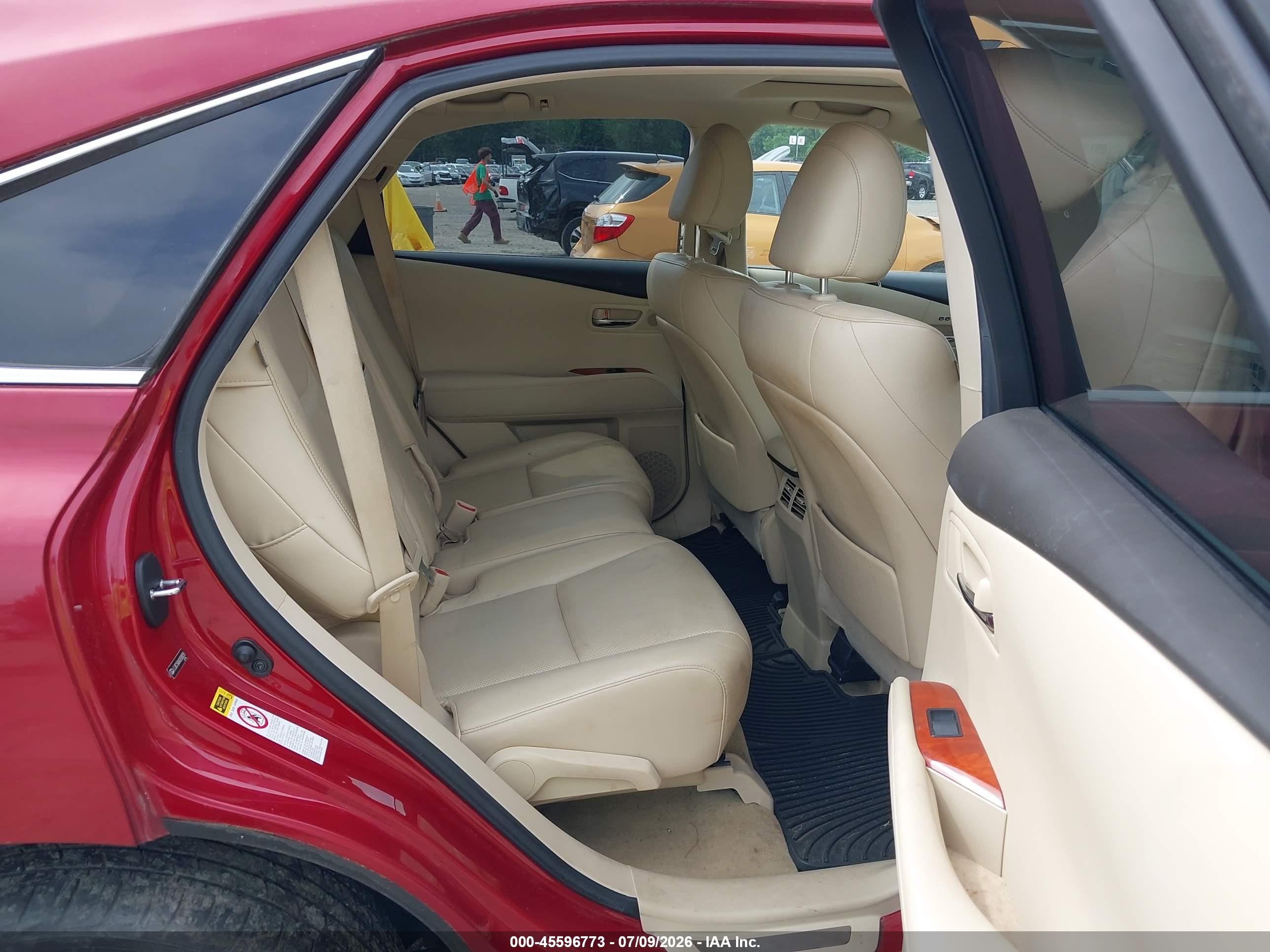 2010 Lexus Rx 450h   Red vin: JTJBC1BAXA2008055