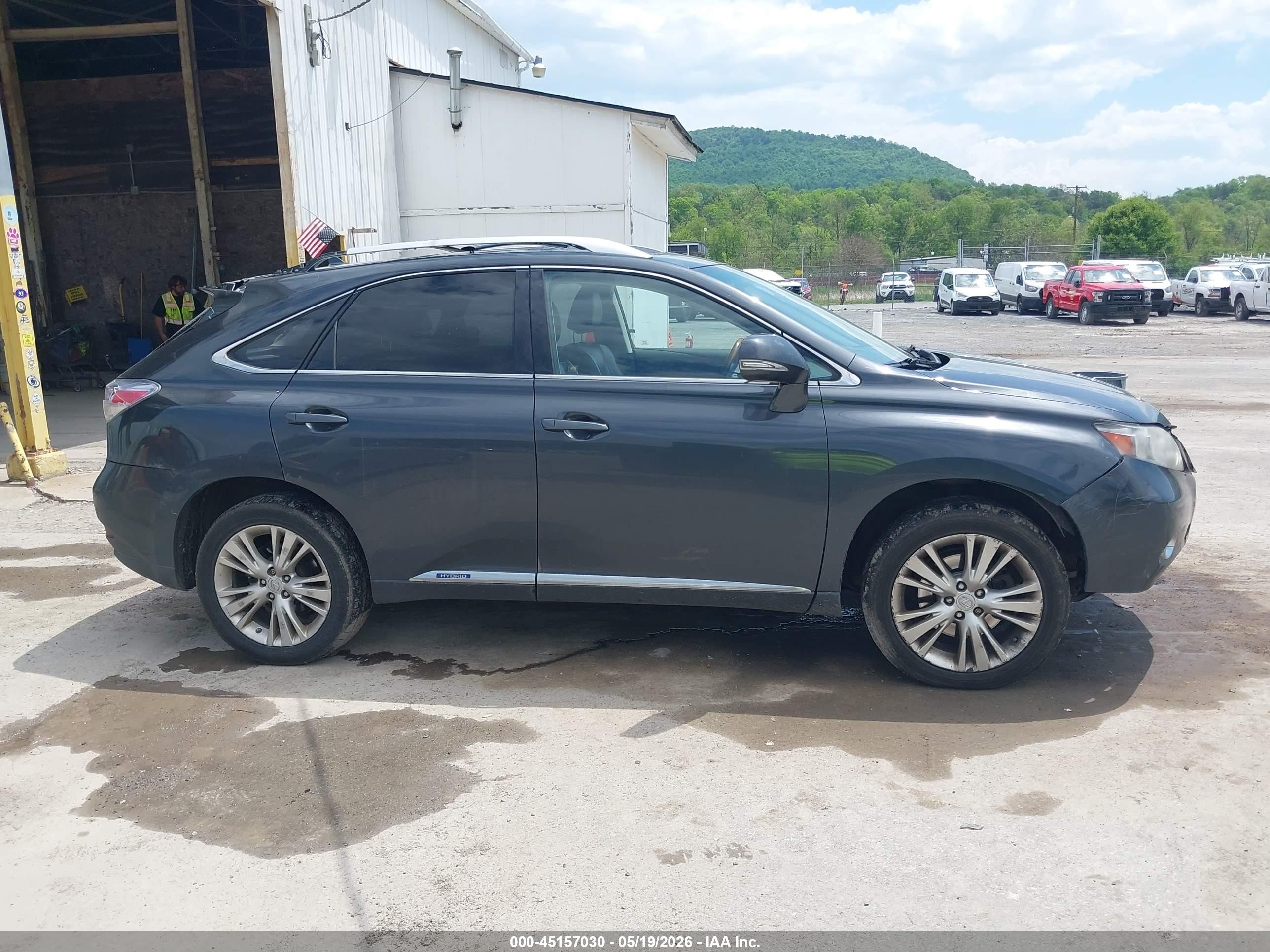 2010 Lexus Rx 450h Серый vin: JTJBC1BAXA2018231