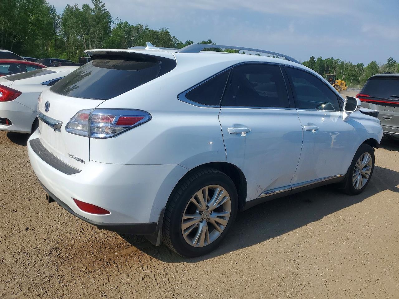 2010 Lexus Rx 450h Белый vin: JTJBC1BAXA2022778