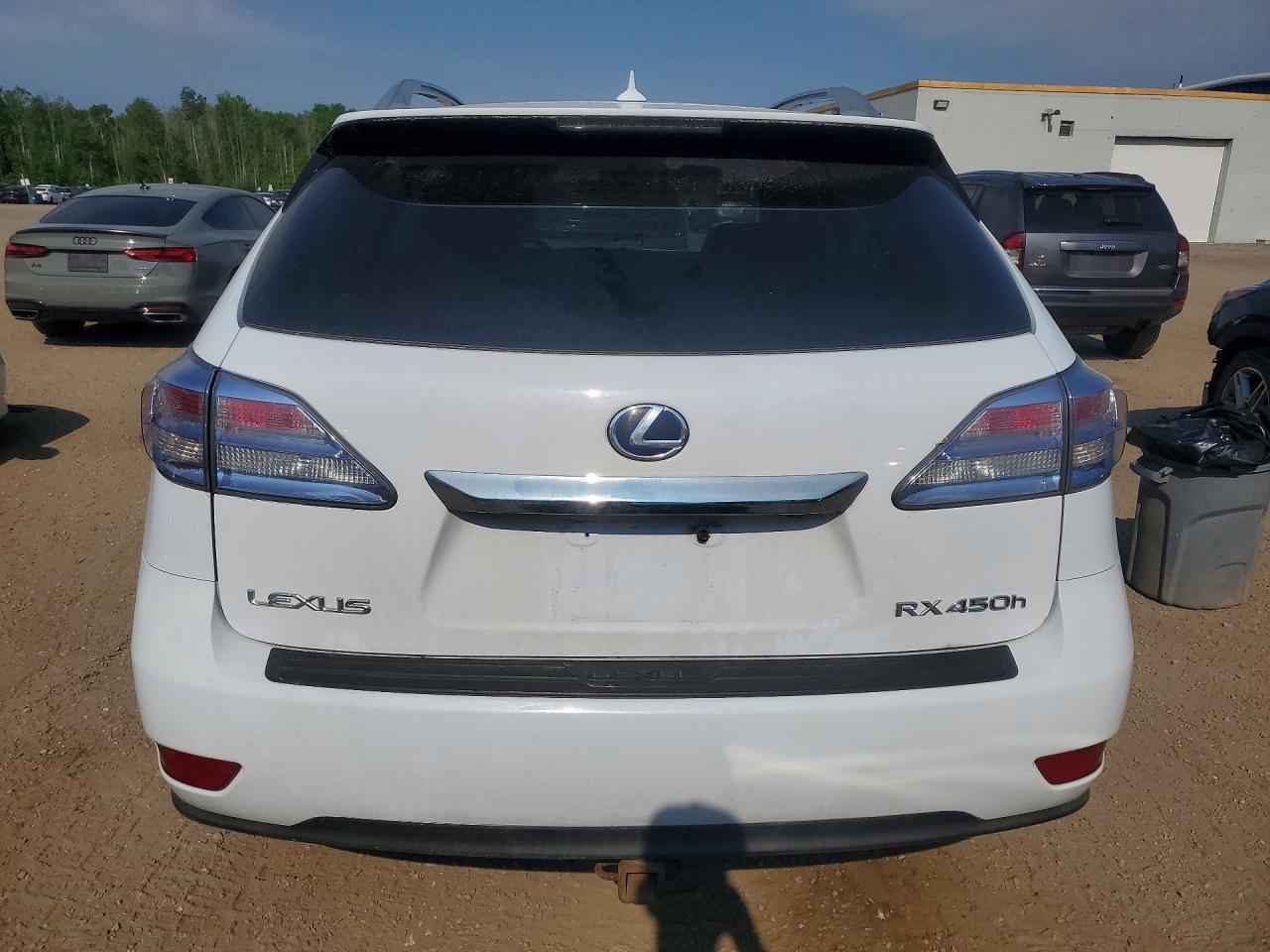 2010 Lexus Rx 450h Белый vin: JTJBC1BAXA2022778