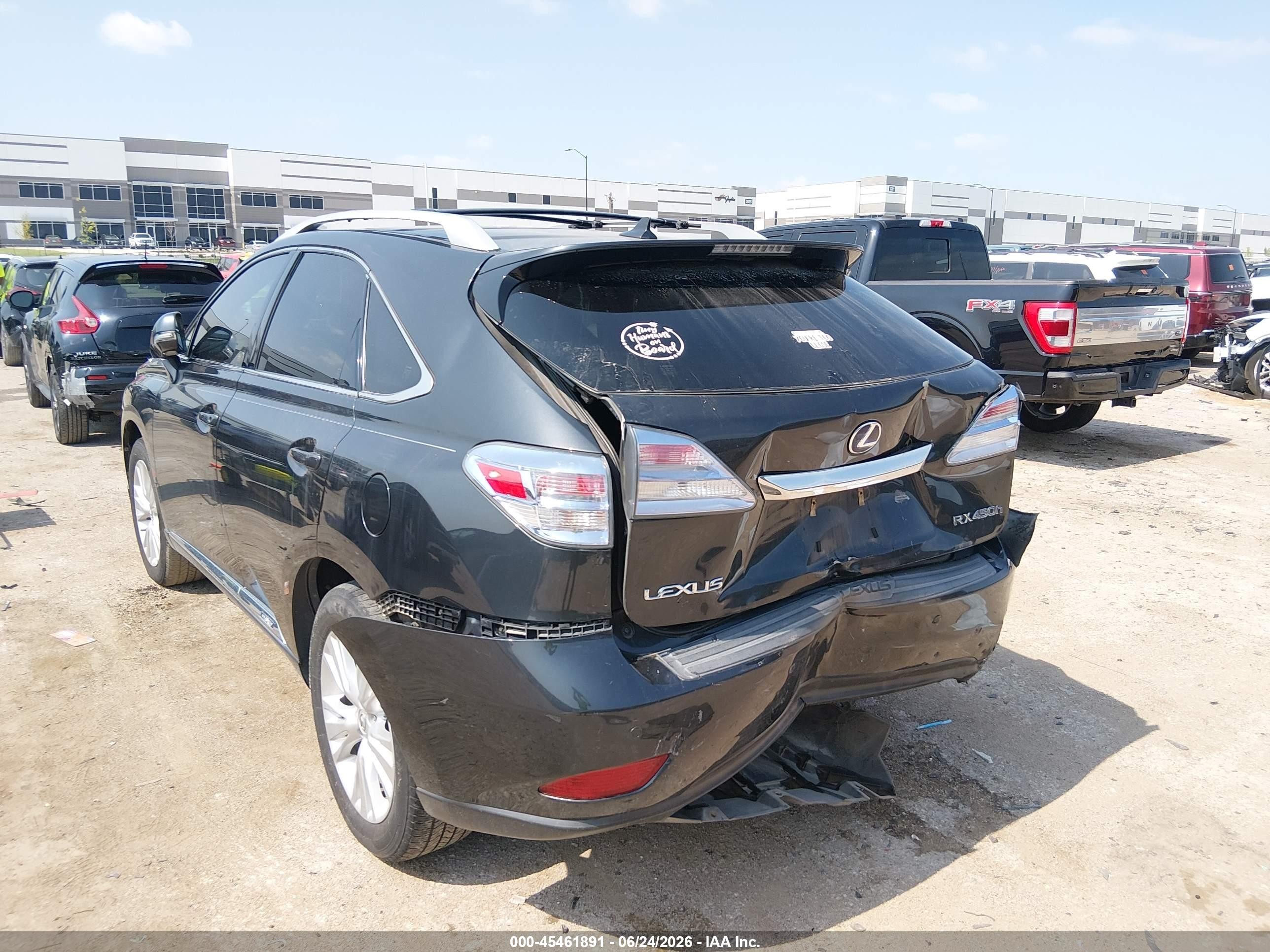 2010 Lexus Rx 450h   Gray vin: JTJBC1BAXA2023235