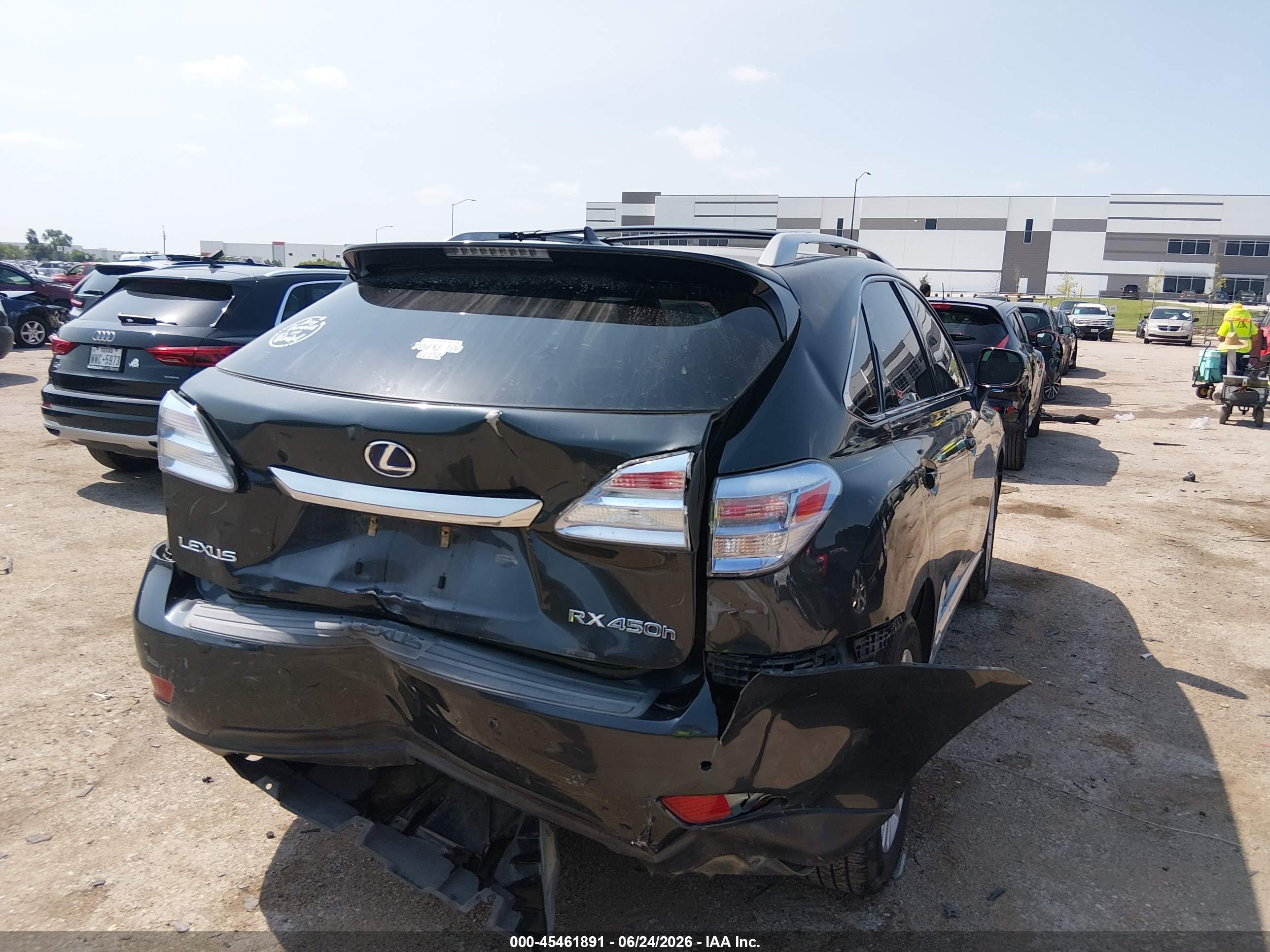 2010 Lexus Rx 450h   Gray vin: JTJBC1BAXA2023235