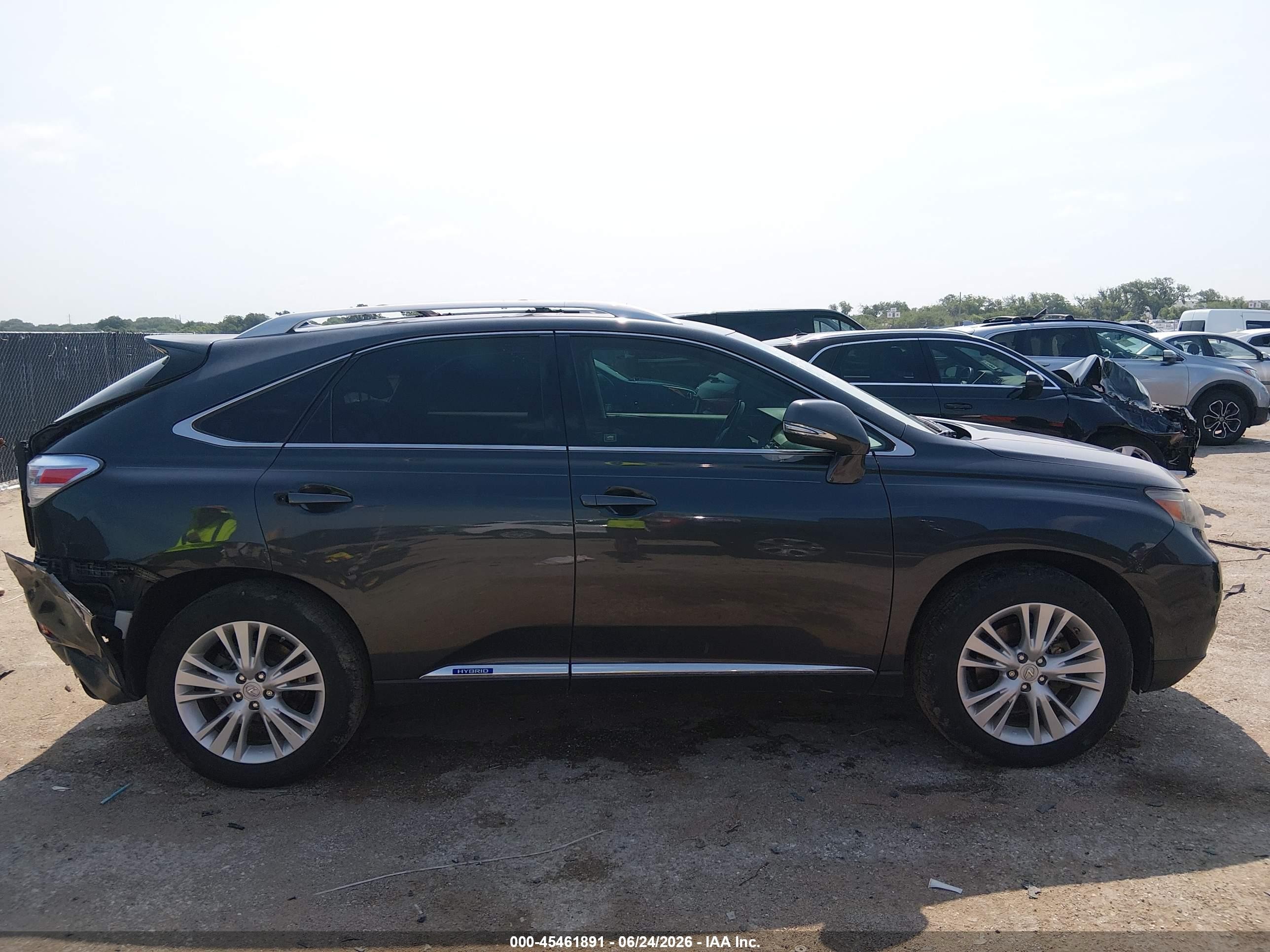 2010 Lexus Rx 450h   Gray vin: JTJBC1BAXA2023235