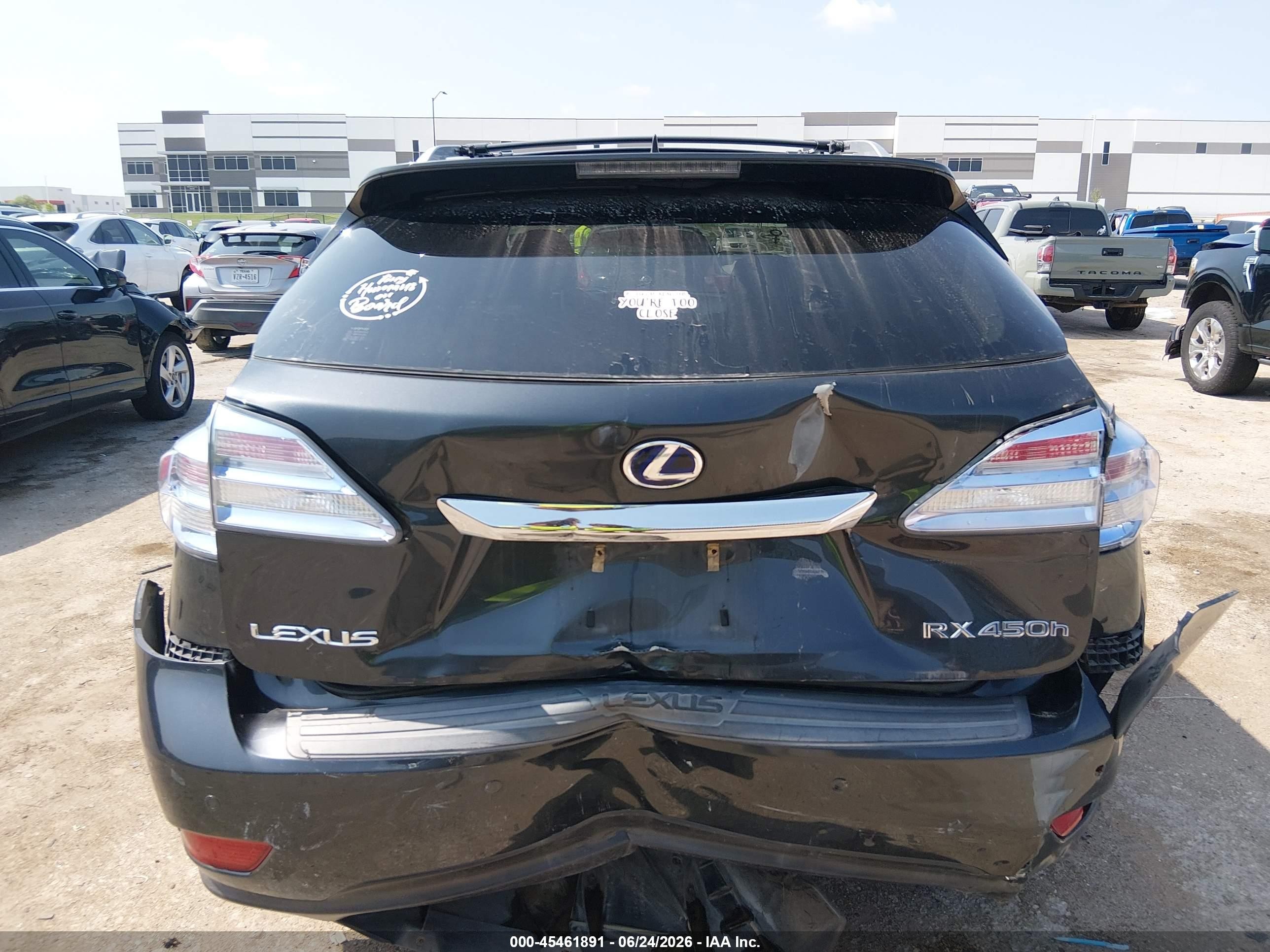2010 Lexus Rx 450h   Gray vin: JTJBC1BAXA2023235