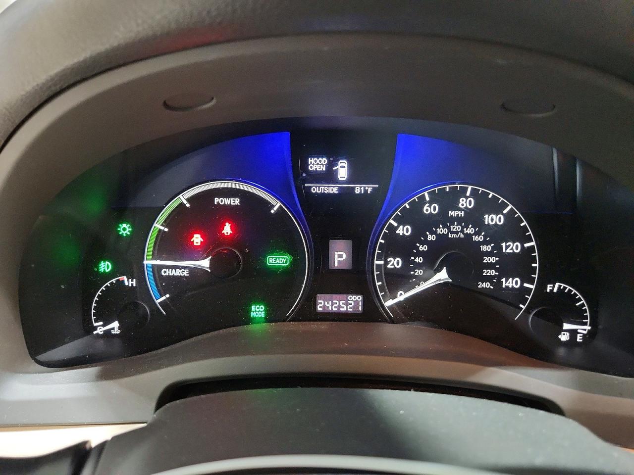 2010 Lexus Rx 450h White vin: JTJBC1BAXA2029911