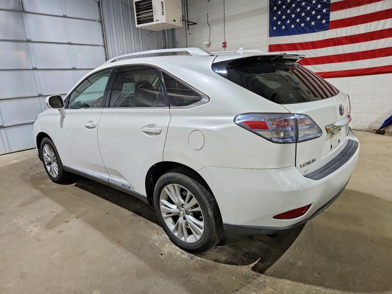 2010 Lexus Rx 450h White vin: JTJBC1BAXA2029911