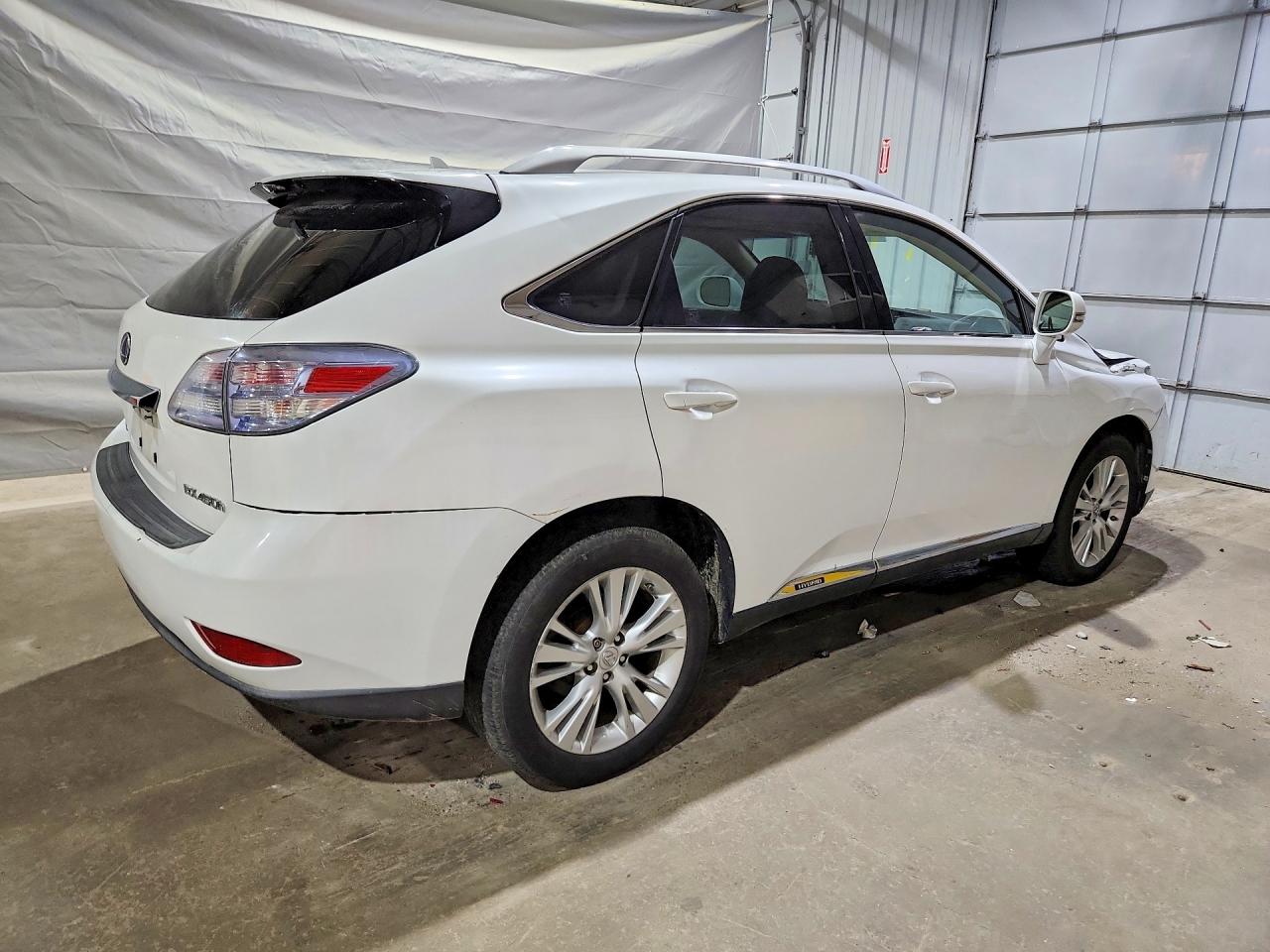 2010 Lexus Rx 450h White vin: JTJBC1BAXA2029911