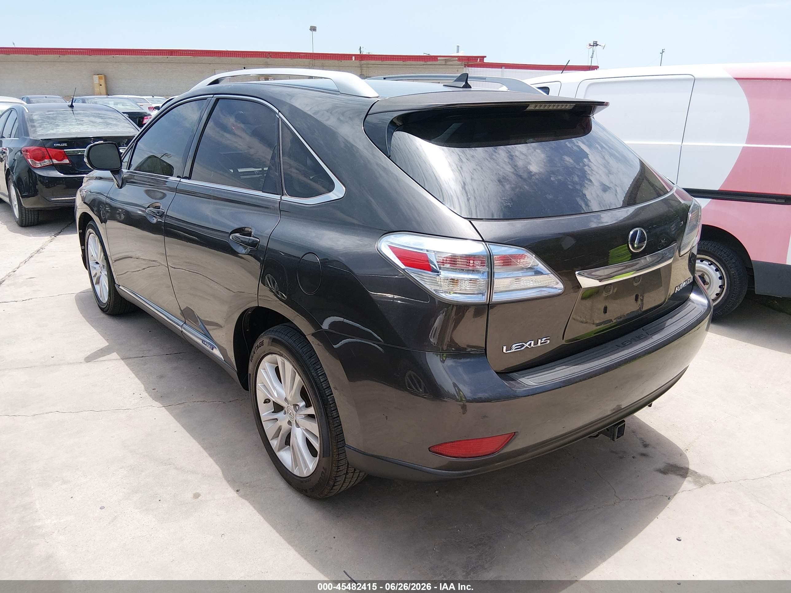 2010 Lexus Rx 450h   Gray vin: JTJBC1BAXA2410528