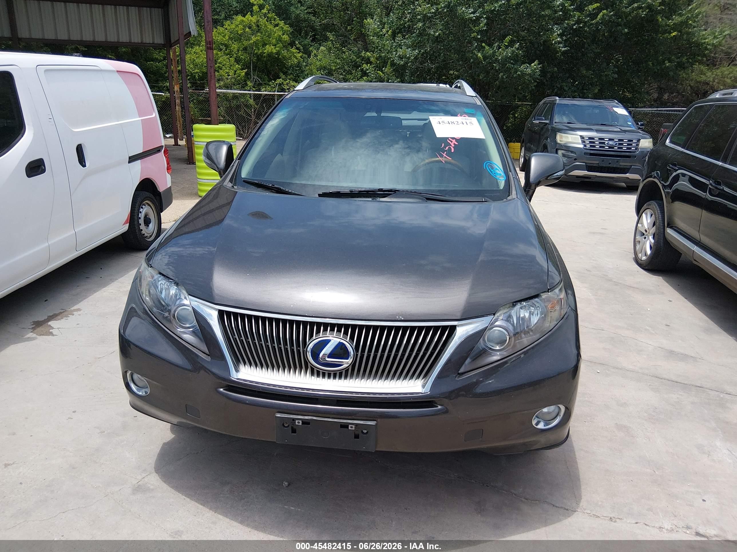 2010 Lexus Rx 450h   Gray vin: JTJBC1BAXA2410528