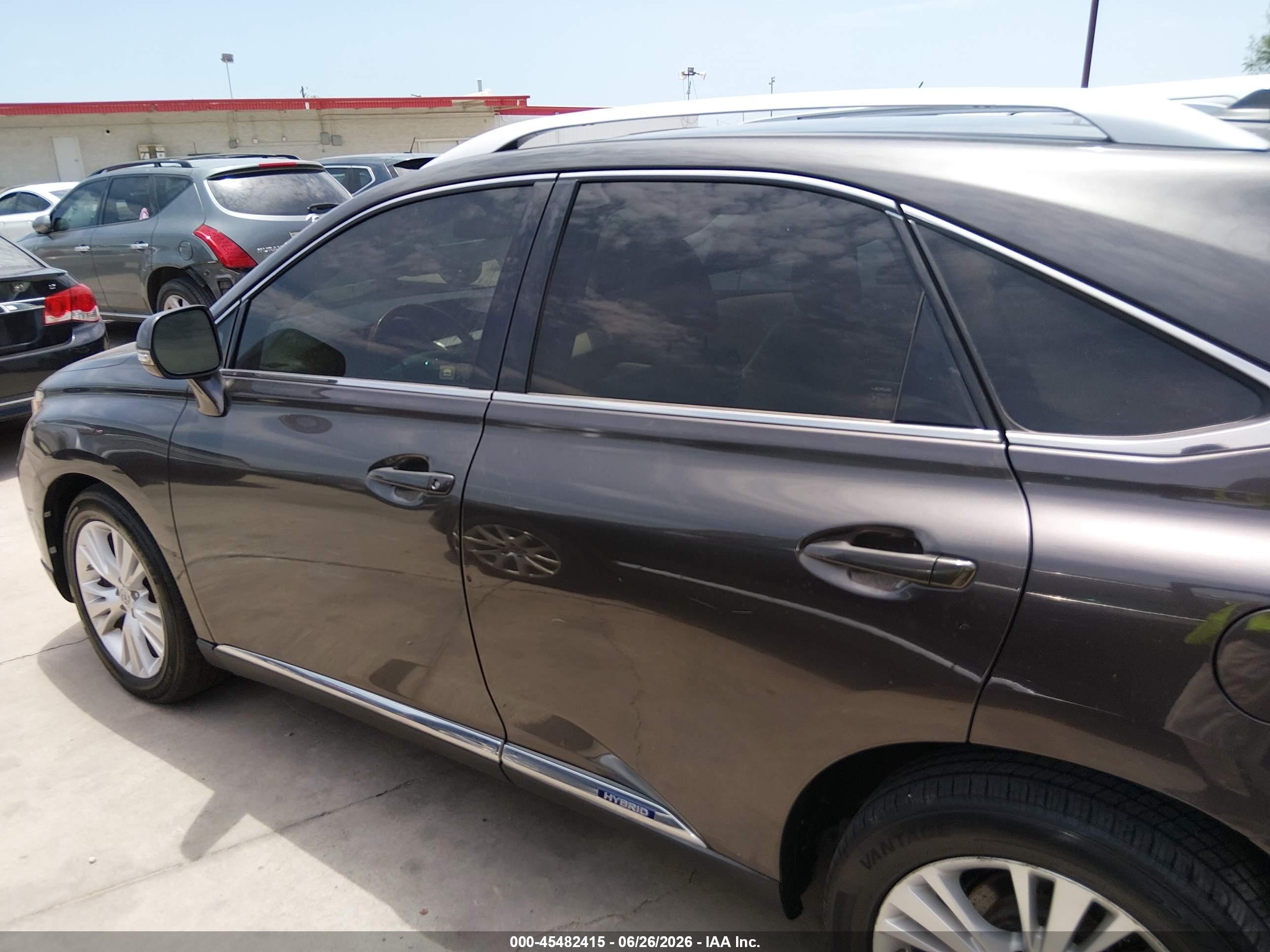 2010 Lexus Rx 450h   Gray vin: JTJBC1BAXA2410528
