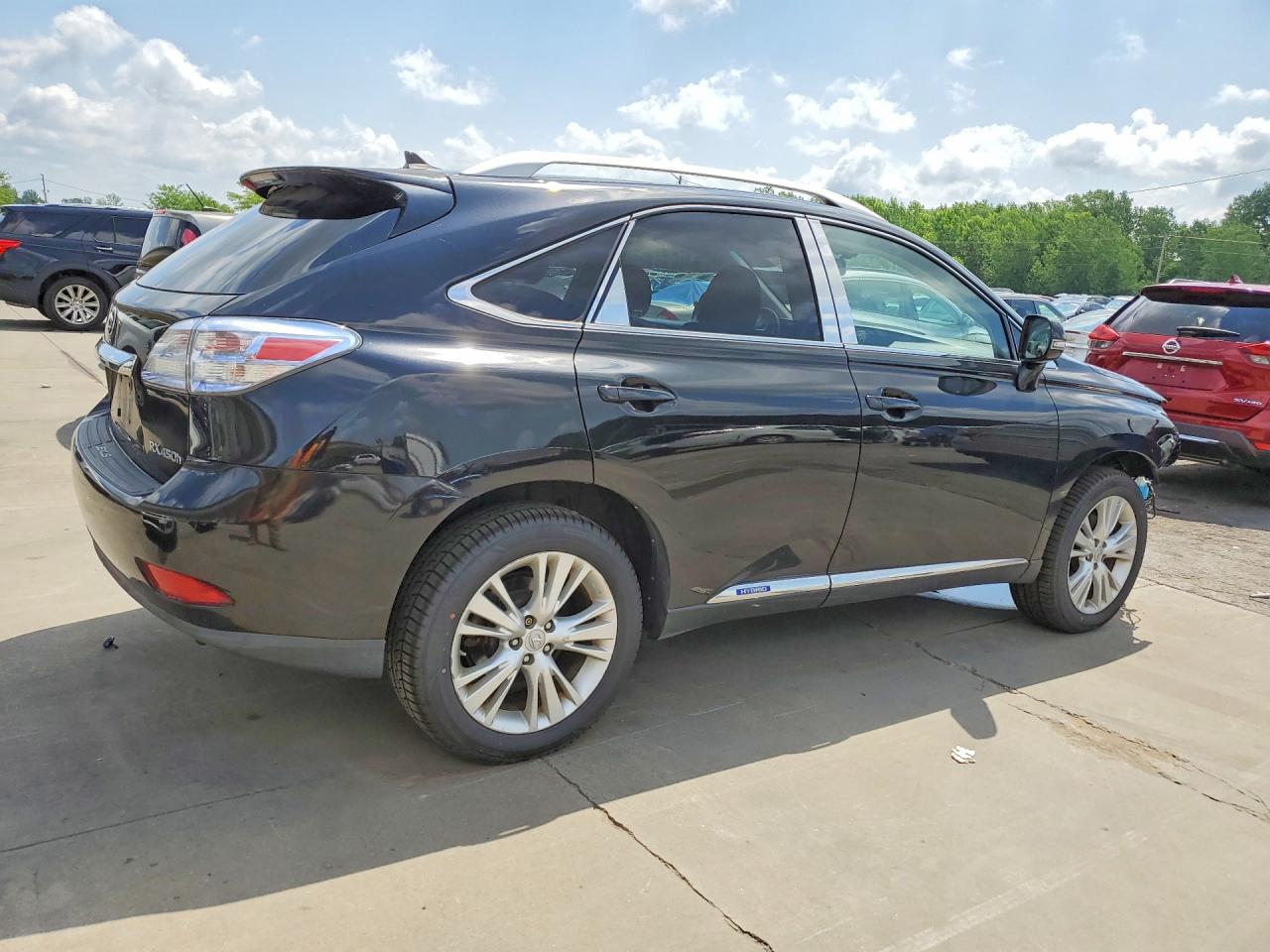 2011 Lexus Rx 450h Black vin: JTJBC1BAXB2032731
