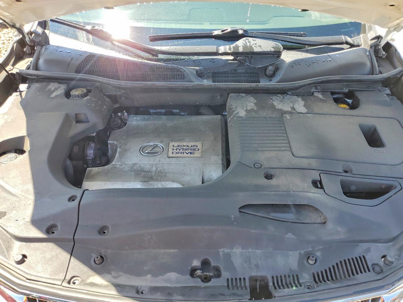2011 Lexus Rx 450h White vin: JTJBC1BAXB2043163