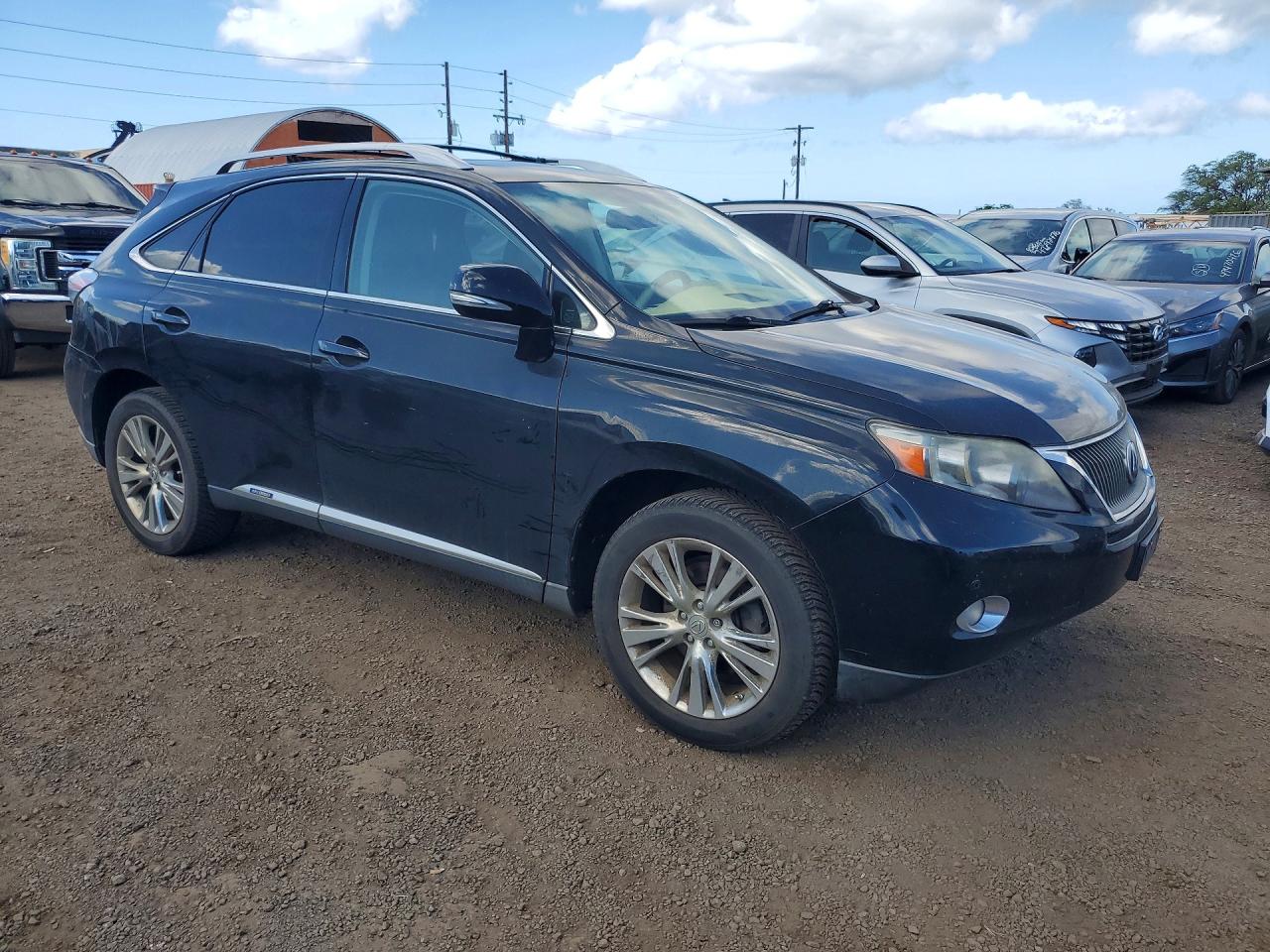 2011 Lexus Rx 450h Black vin: JTJBC1BAXB2044538